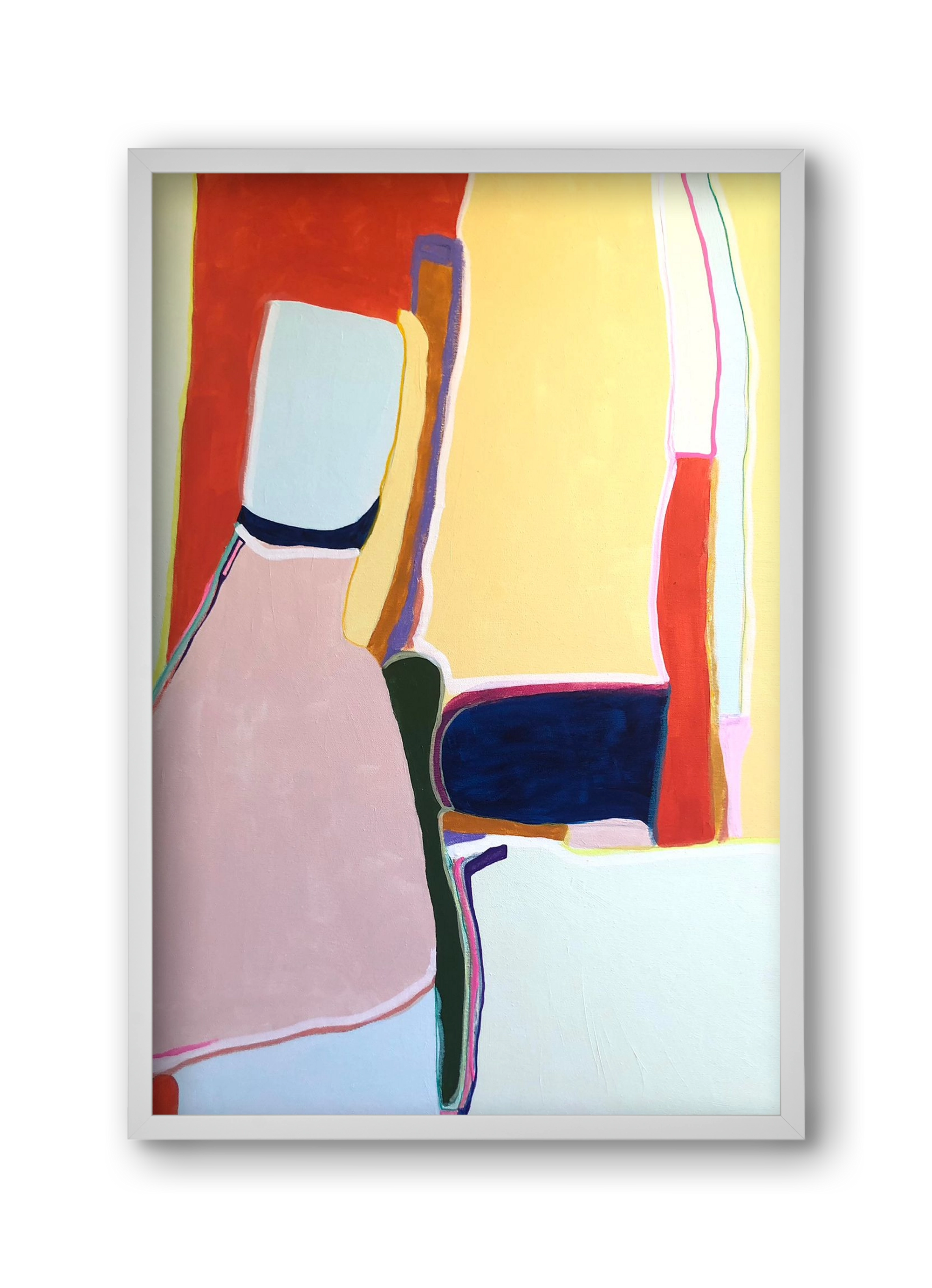 Louise got it, 30x45 cm (30x45 cm), Fehér keret