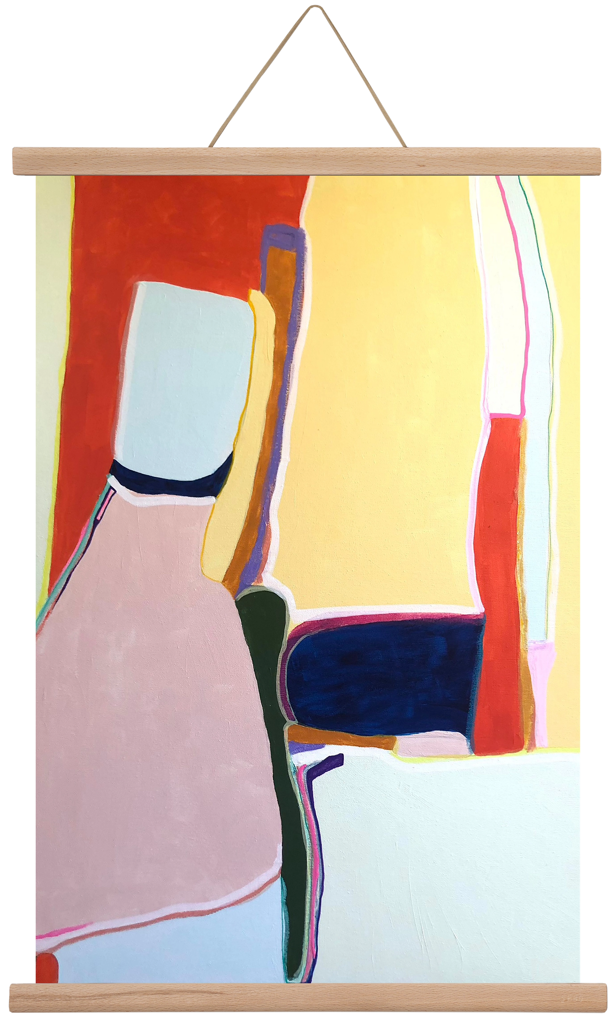 Louise got it, 40x60 cm (40x60 cm), Tölgy akasztó