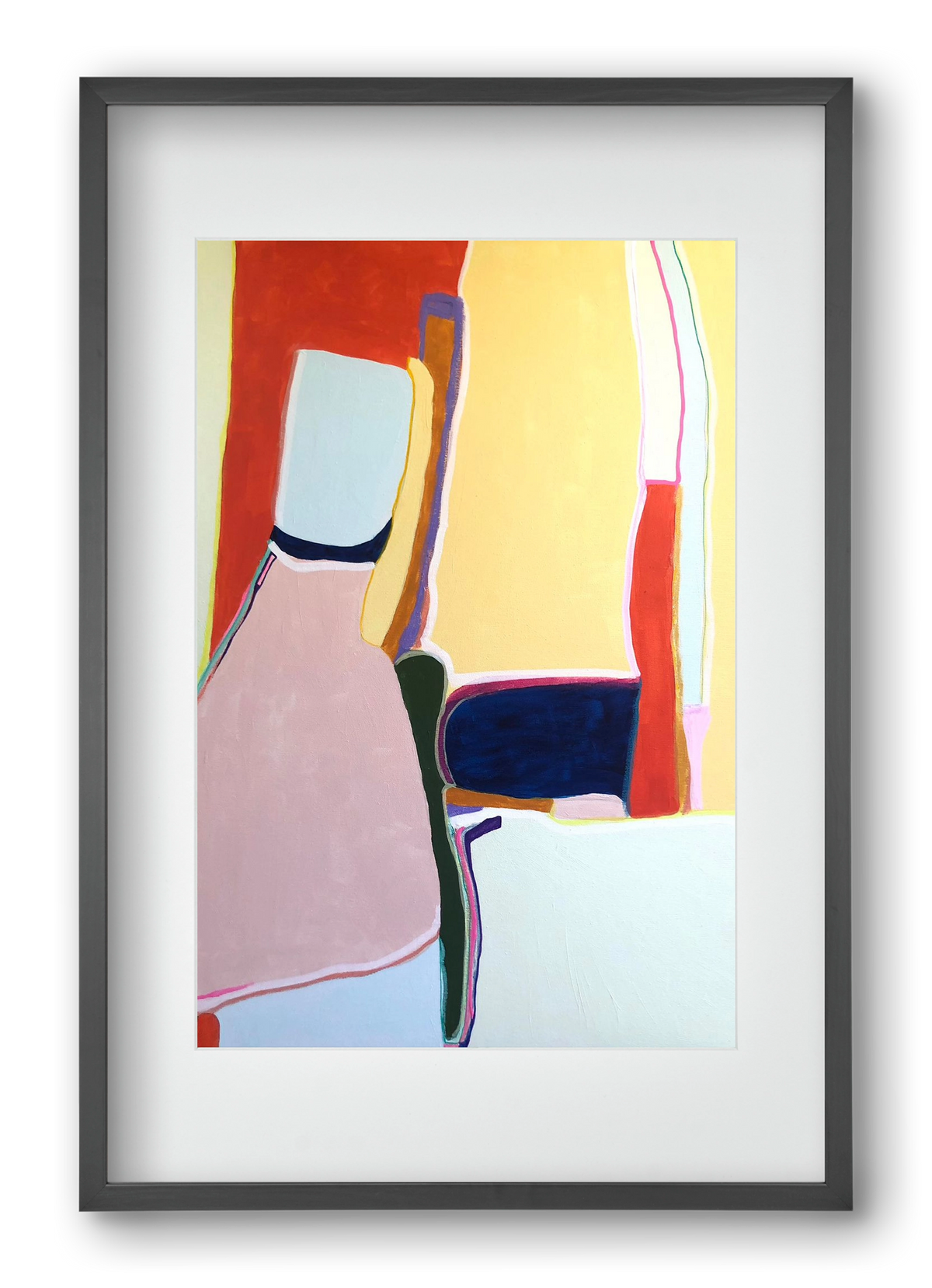 Louise got it, 40x60 cm (30x45 cm), Fekete keret, paszpartuval