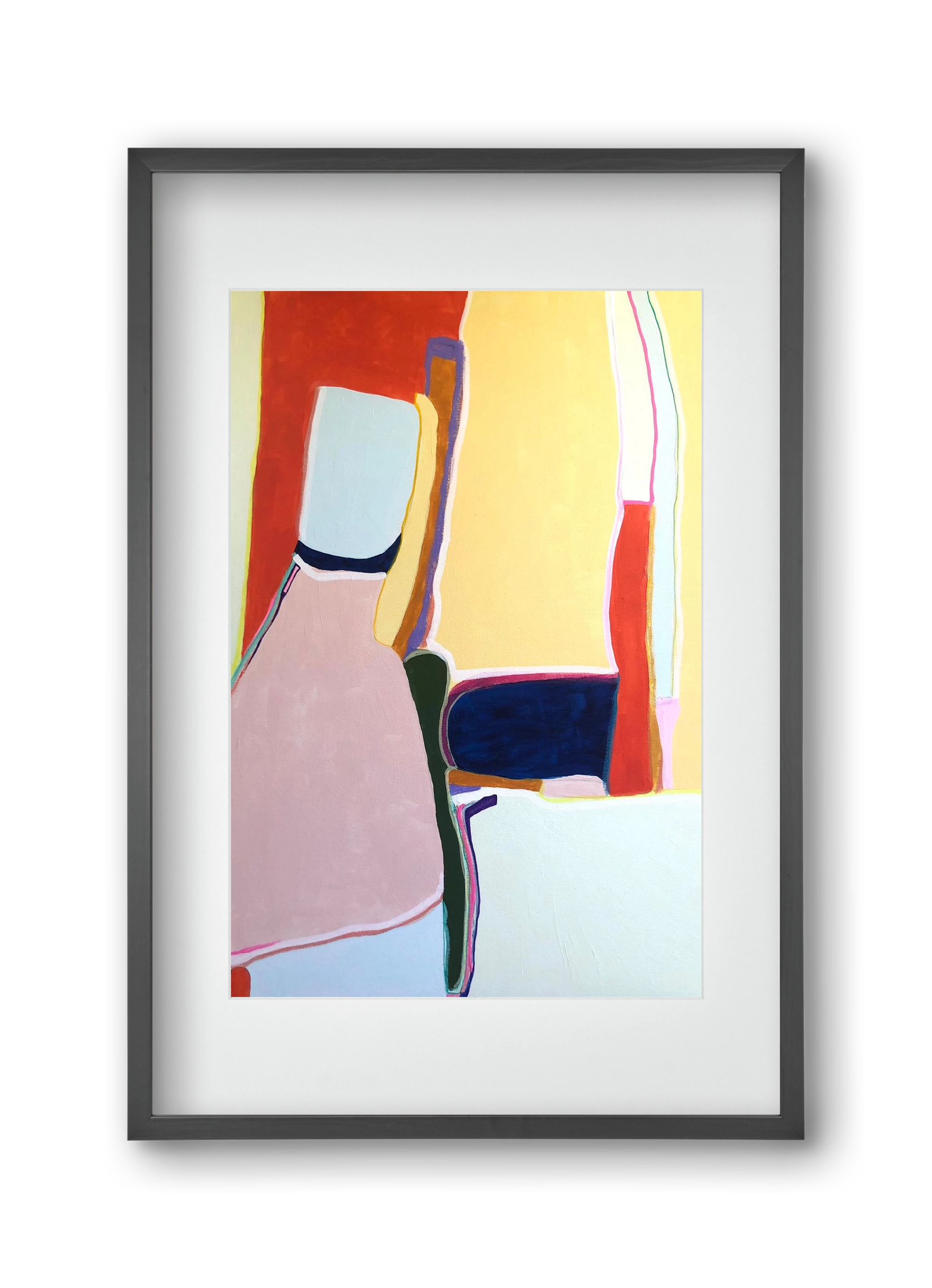 Louise got it, 30x45 cm (20x30 cm), Fekete keret, paszpartuval