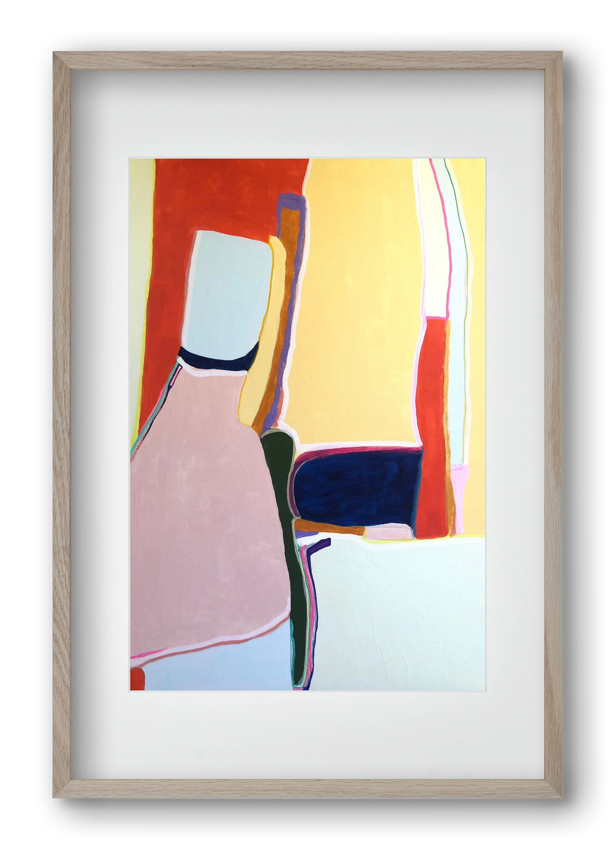 Louise got it, 40x60 cm (30x45 cm), Tölgy keret, paszpartuval