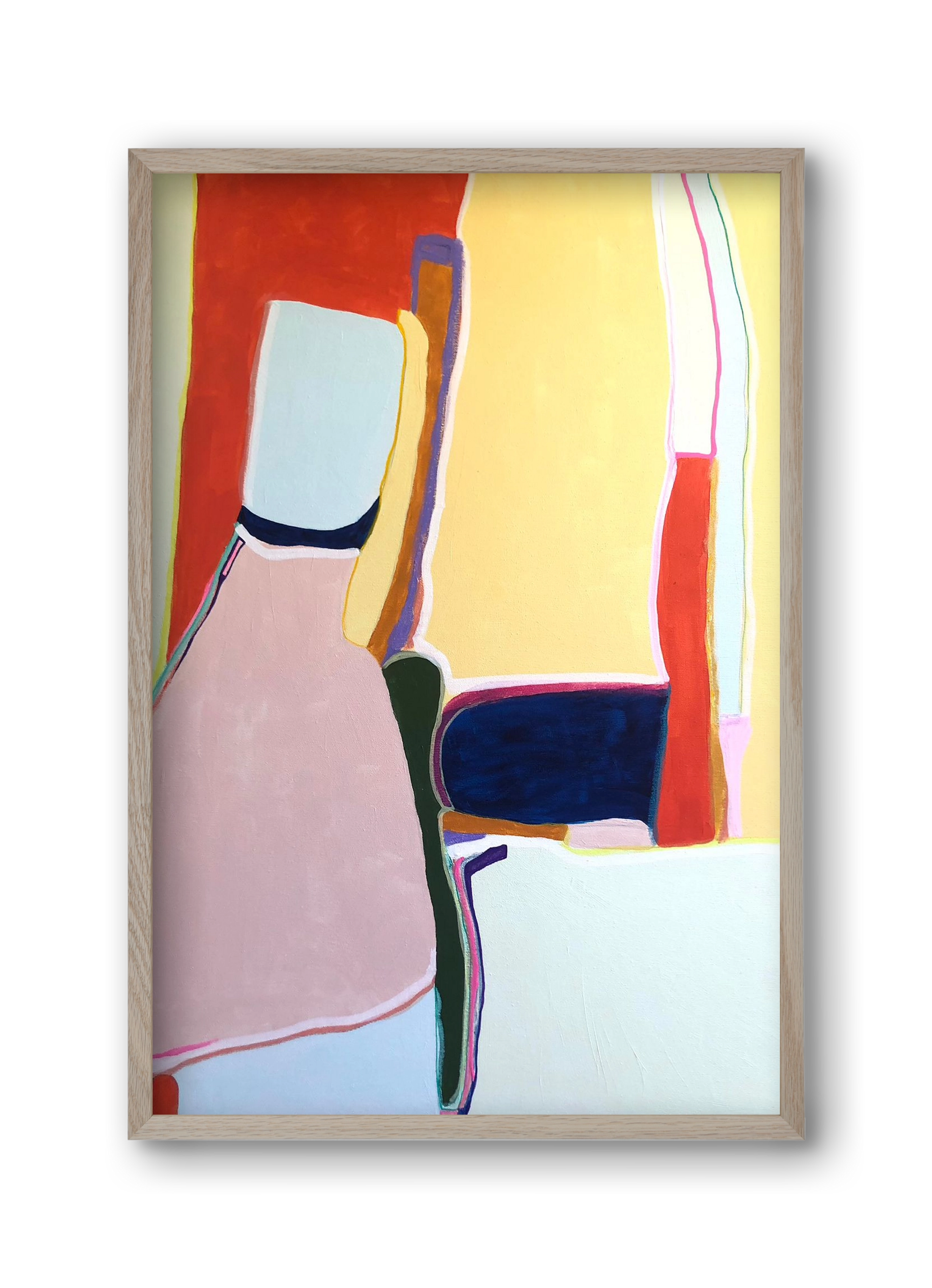 Louise got it, 30x45 cm (30x45 cm), Tölgy keret