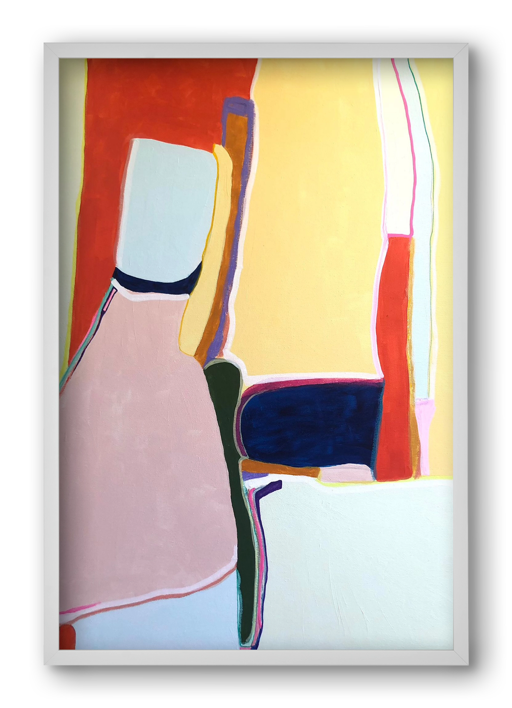 Louise got it, 40x60 cm (40x60 cm), Fehér keret