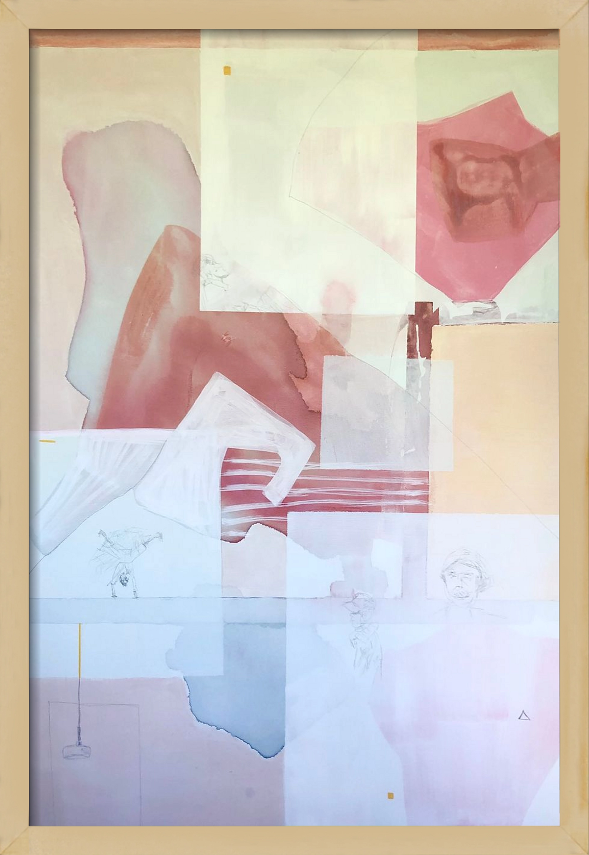 Patakokban folyunk, 30x45 cm (30x45 cm), Tölgy keret