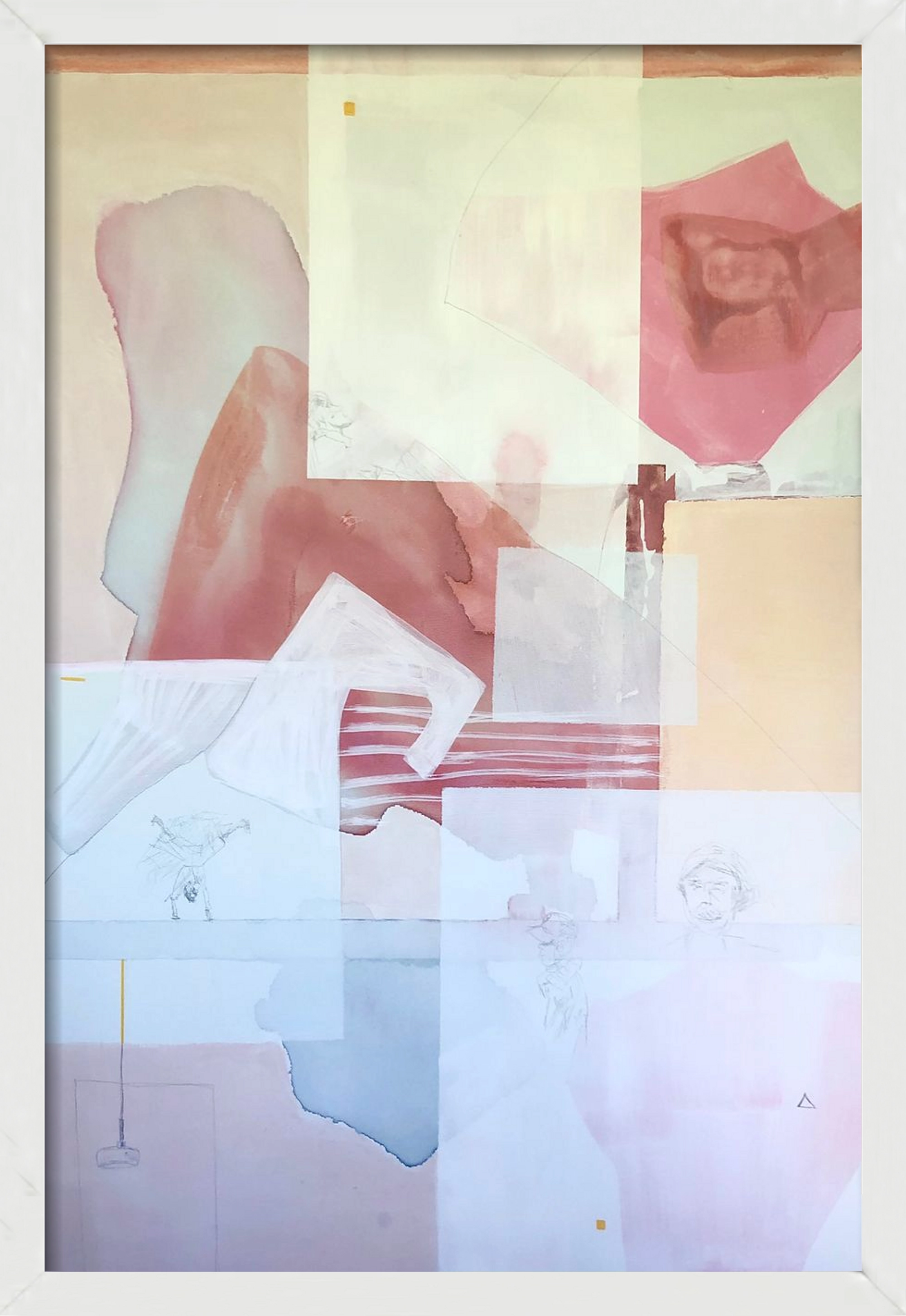 Patakokban folyunk, 40x60 cm (40x60 cm), Fehér keret