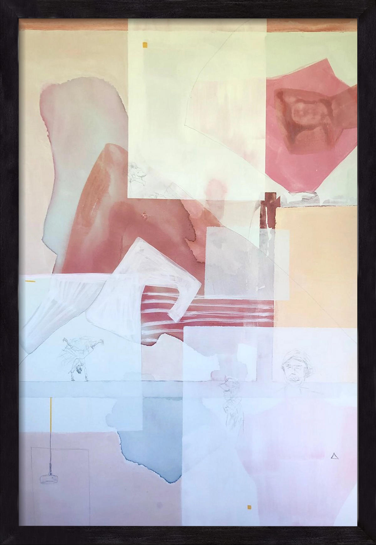 Patakokban folyunk, 30x45 cm (30x45 cm), Fekete keret