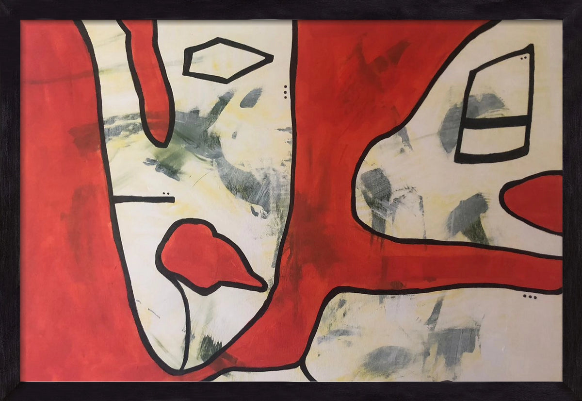 Subrosa, 45x30 cm (45x30 cm), Fekete keret