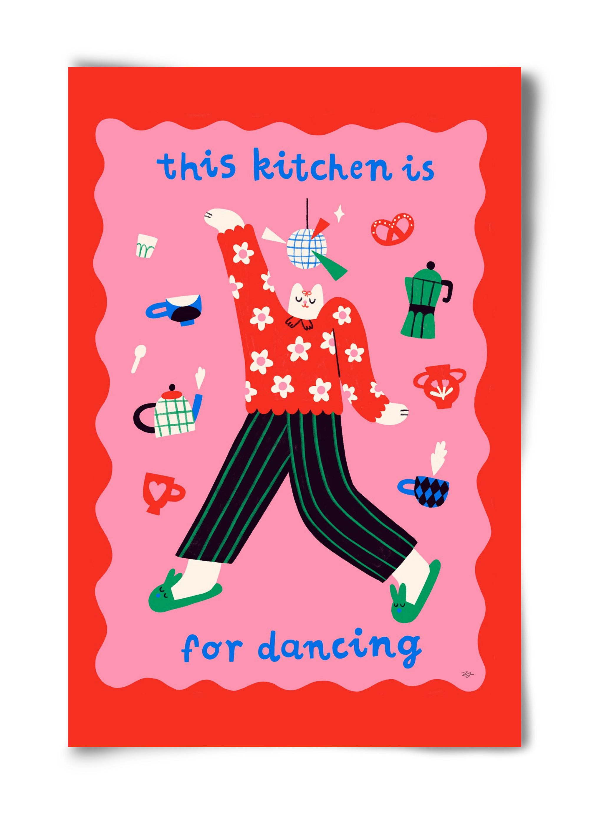 This Kitchen is for Dancing, 40x60 cm, Keret nélkül
