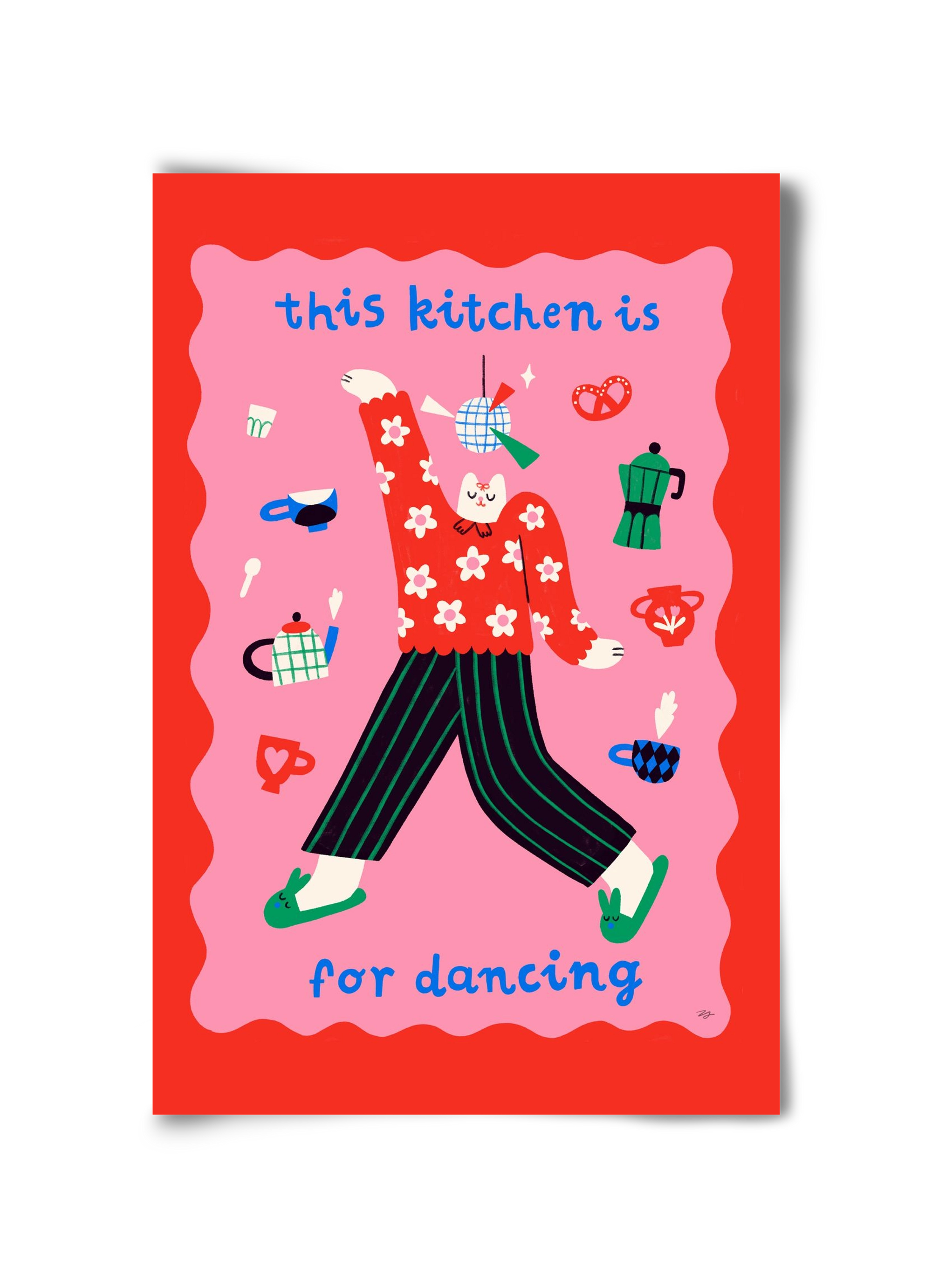 This Kitchen is for Dancing, 30x45 cm, Keret nélkül