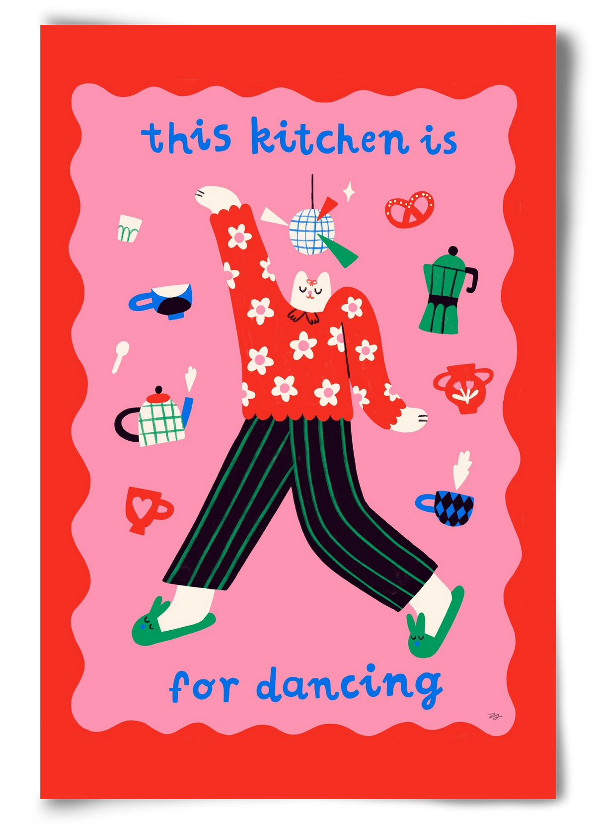 This Kitchen is for Dancing, 60x90 cm, Keret nélkül