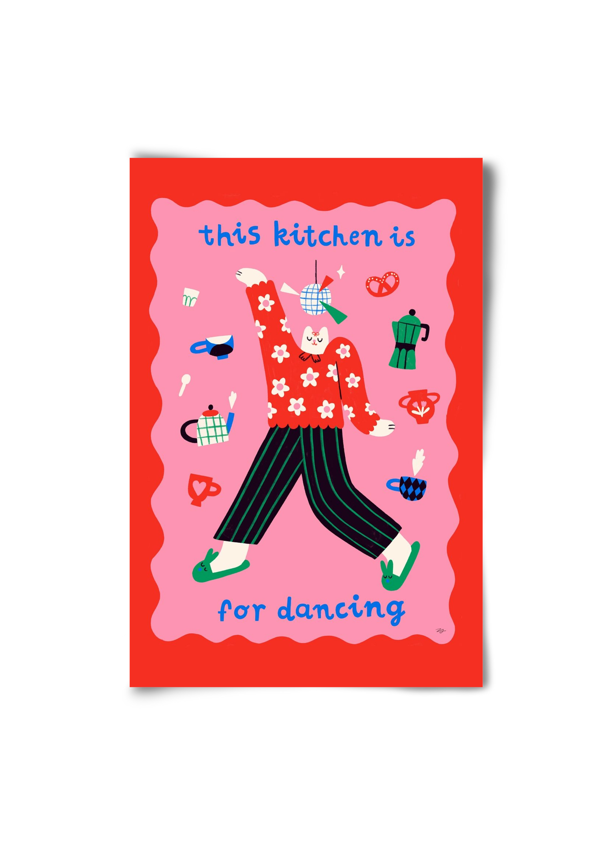 This Kitchen is for Dancing, 20x30 cm, Keret nélkül