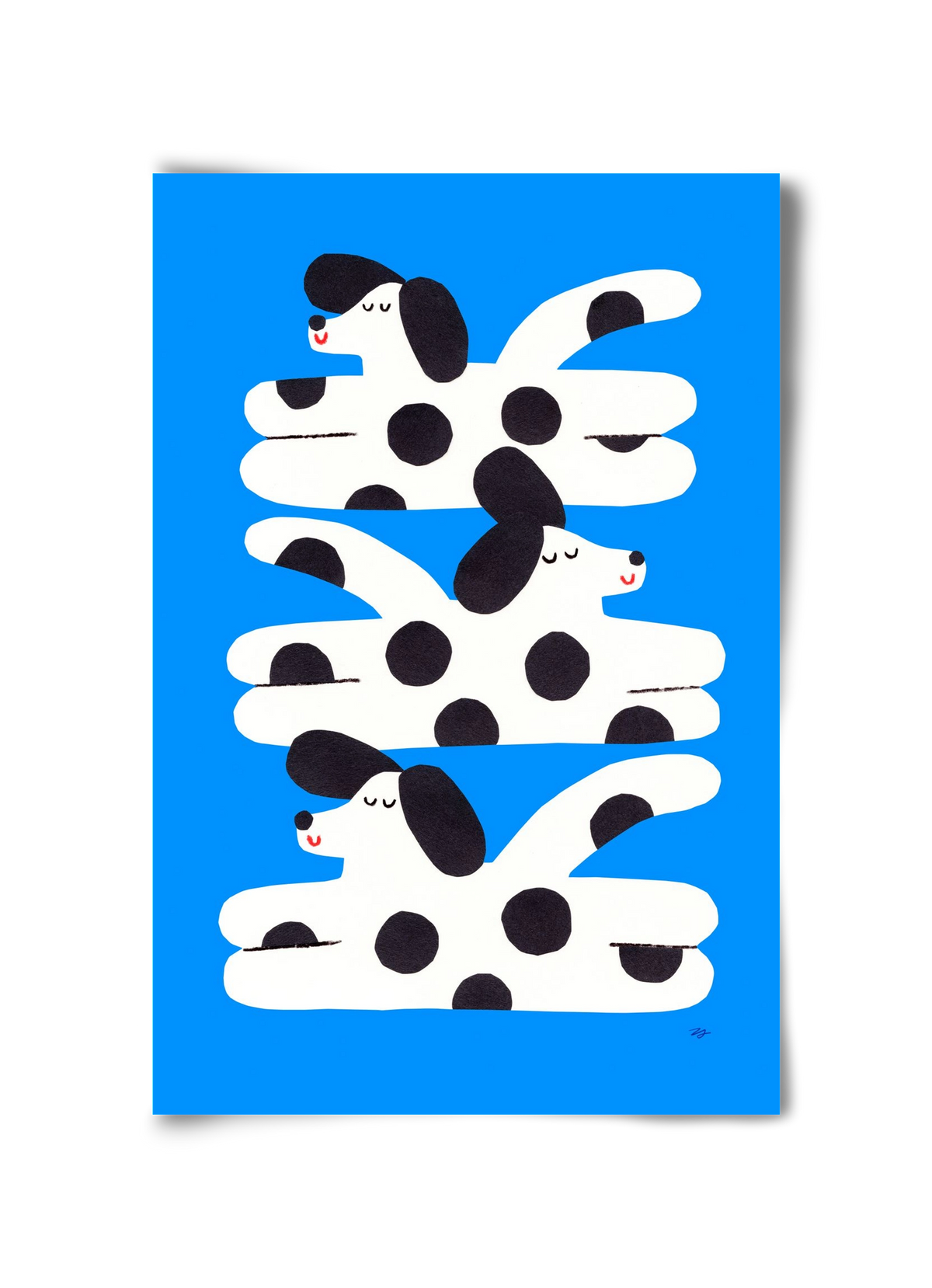 Spotted Dog, 30x45 cm, Keret nélkül