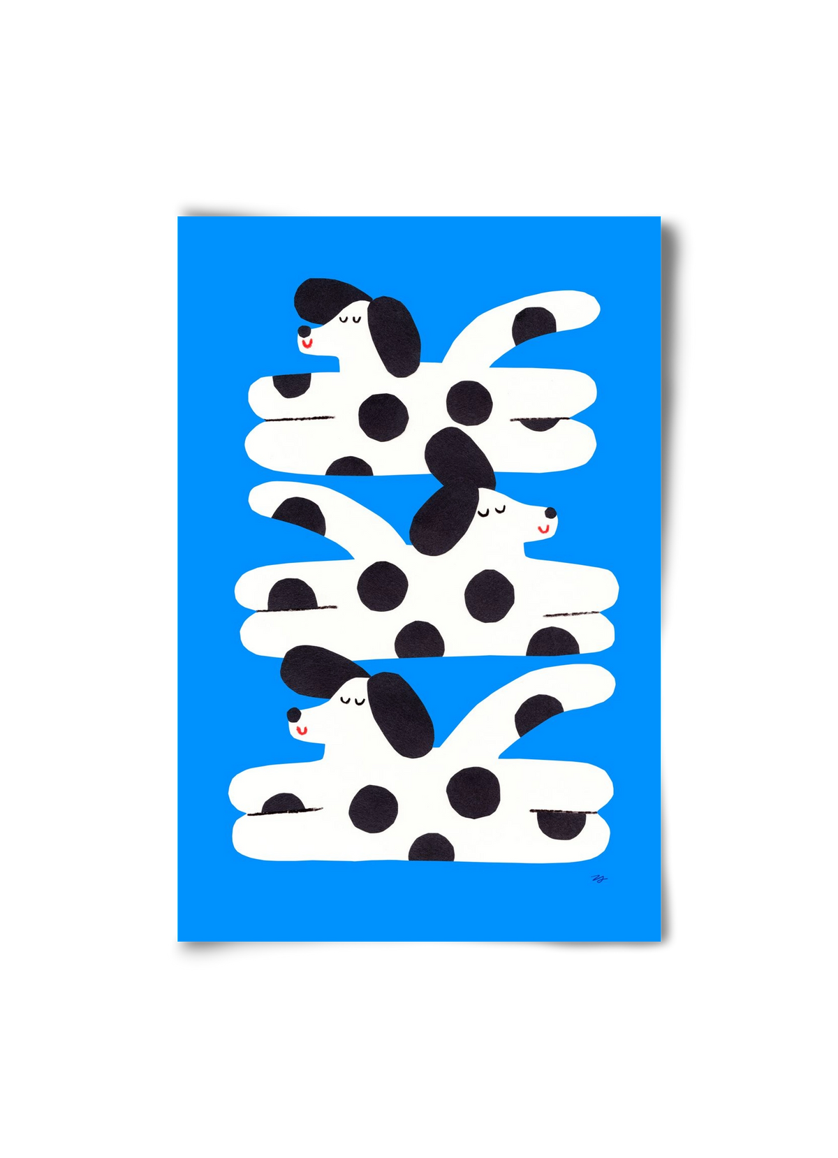 Spotted Dog, 20x30 cm, Keret nélkül