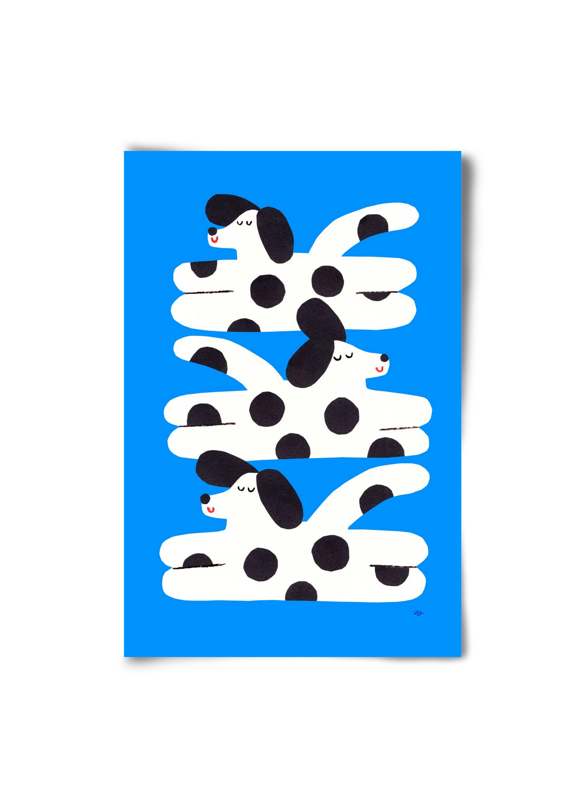 Spotted Dog, 20x30 cm, Keret nélkül