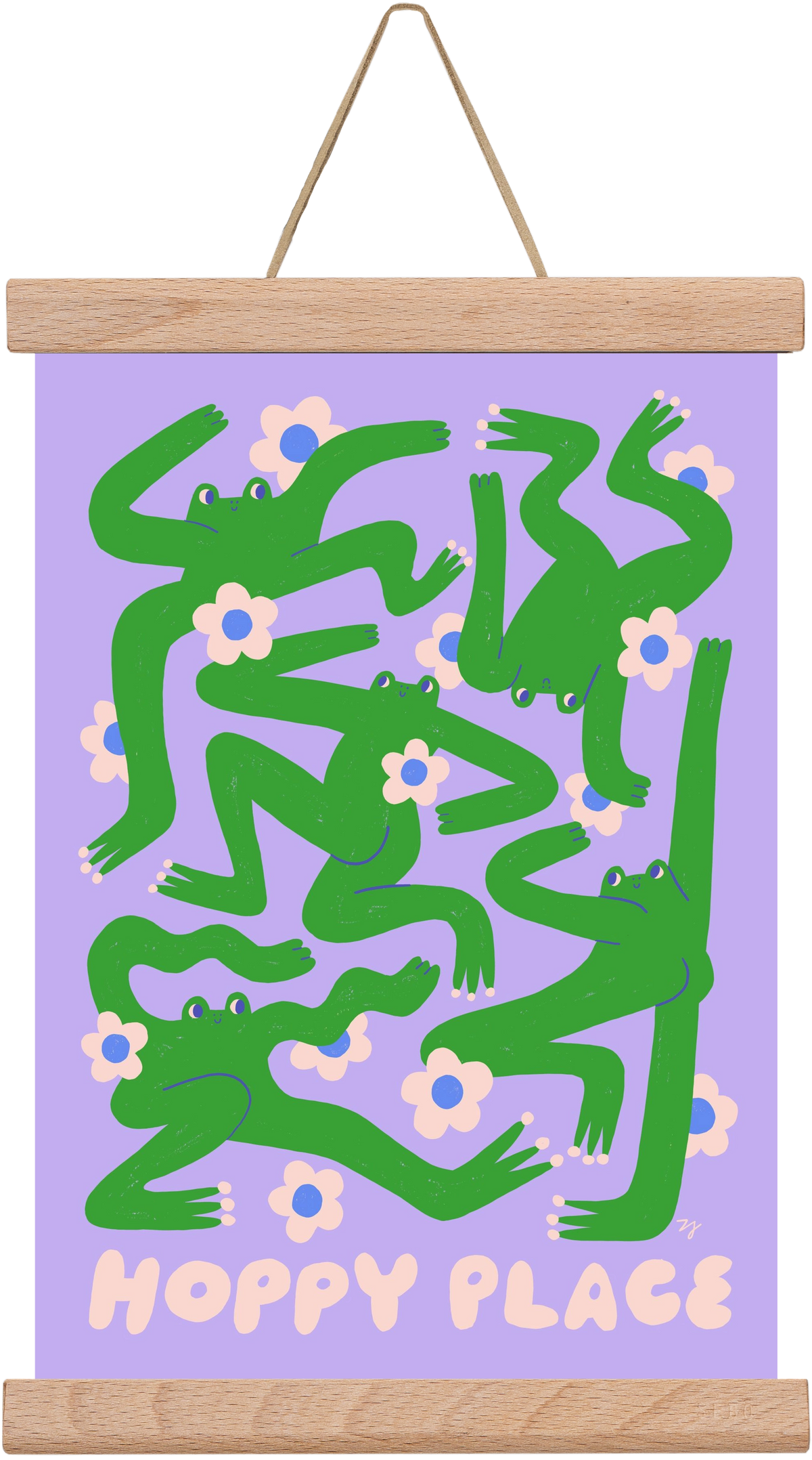 Hoppy Place, 20x30 cm (20x30 cm), Tölgy akasztó