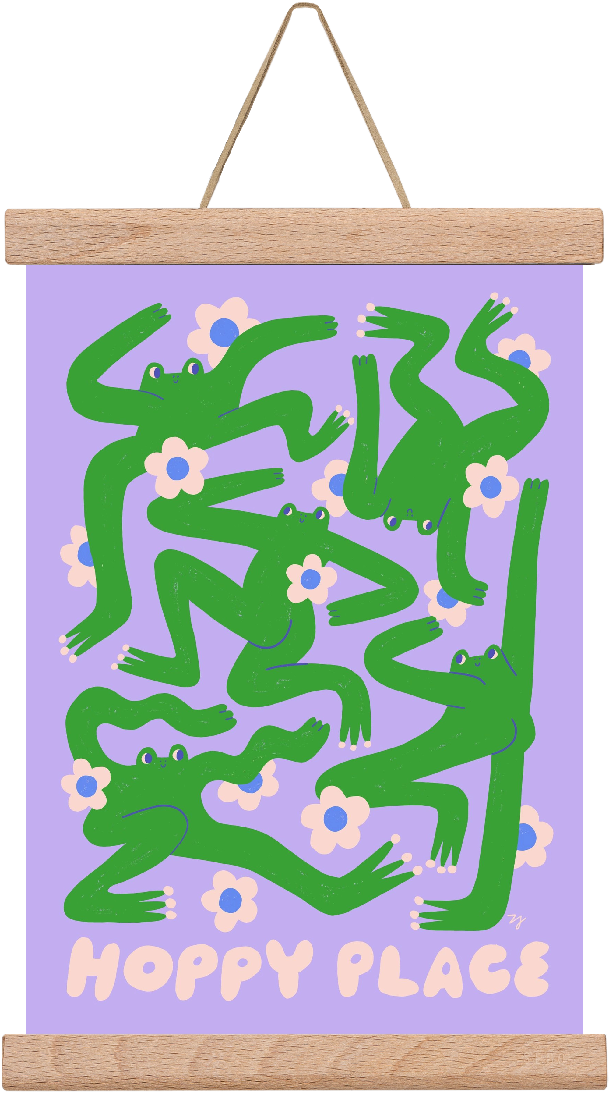 Hoppy Place, 20x30 cm (20x30 cm), Tölgy akasztó