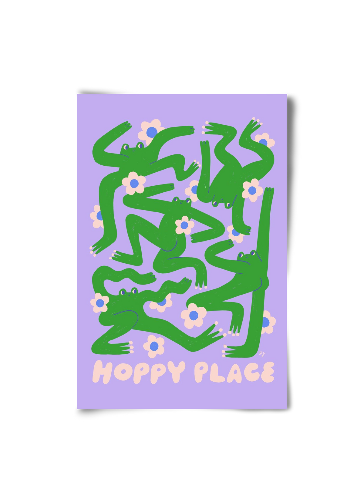 Hoppy Place, 20x30 cm, Keret nélkül