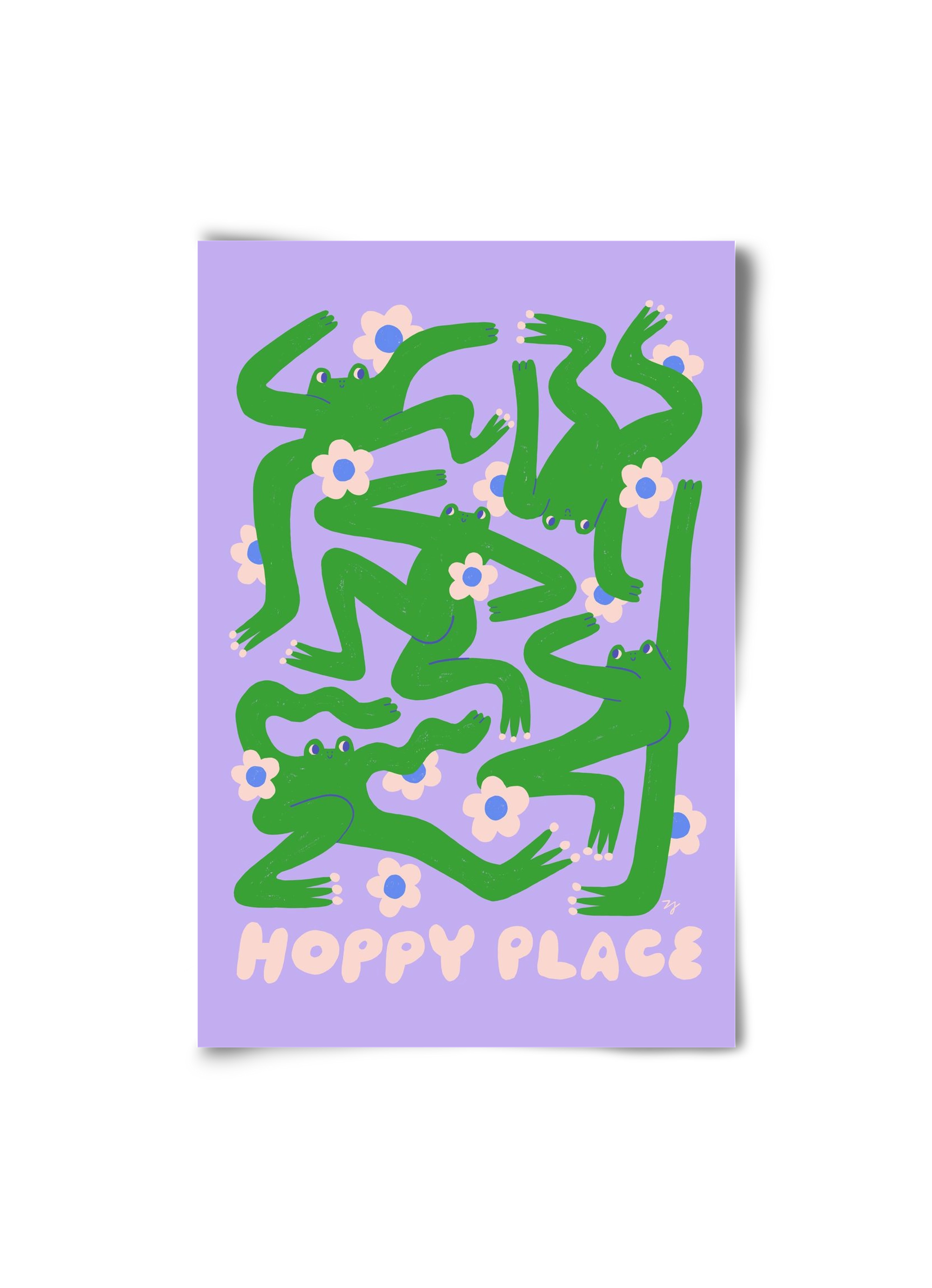 Hoppy Place, 20x30 cm, Keret nélkül