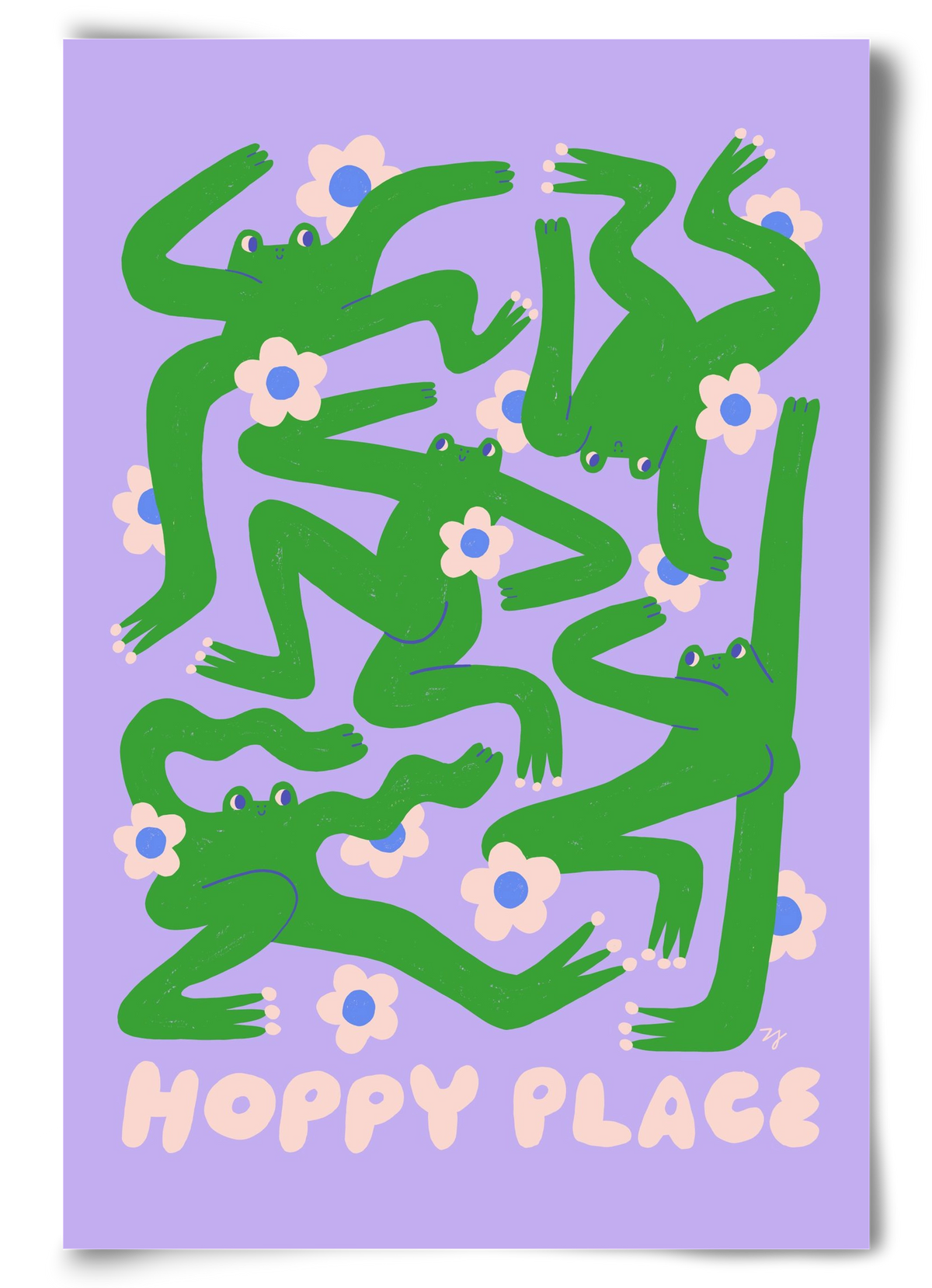 Hoppy Place, 60x90 cm, Keret nélkül