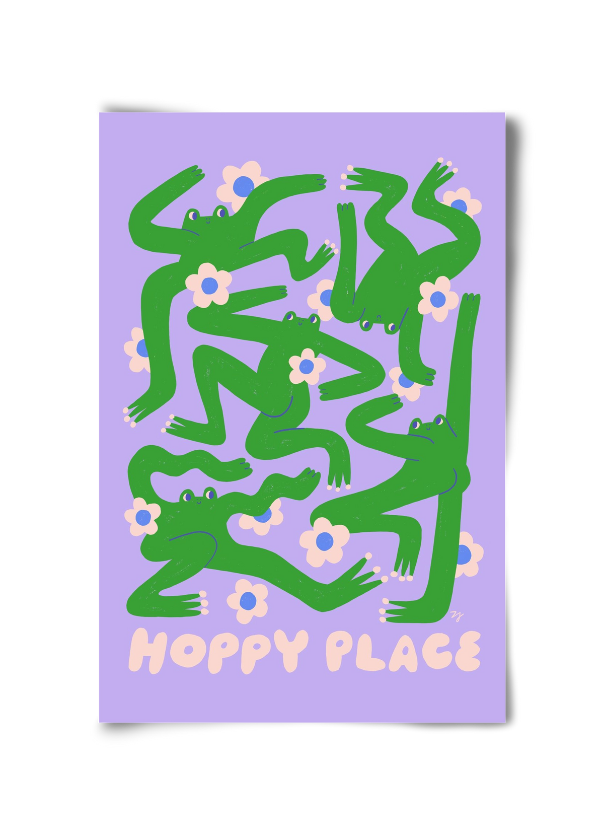 Hoppy Place, 30x45 cm, Keret nélkül