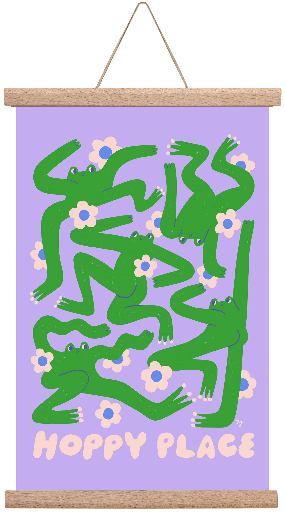 Hoppy Place, 30x45 cm (30x45 cm), Tölgy akasztó