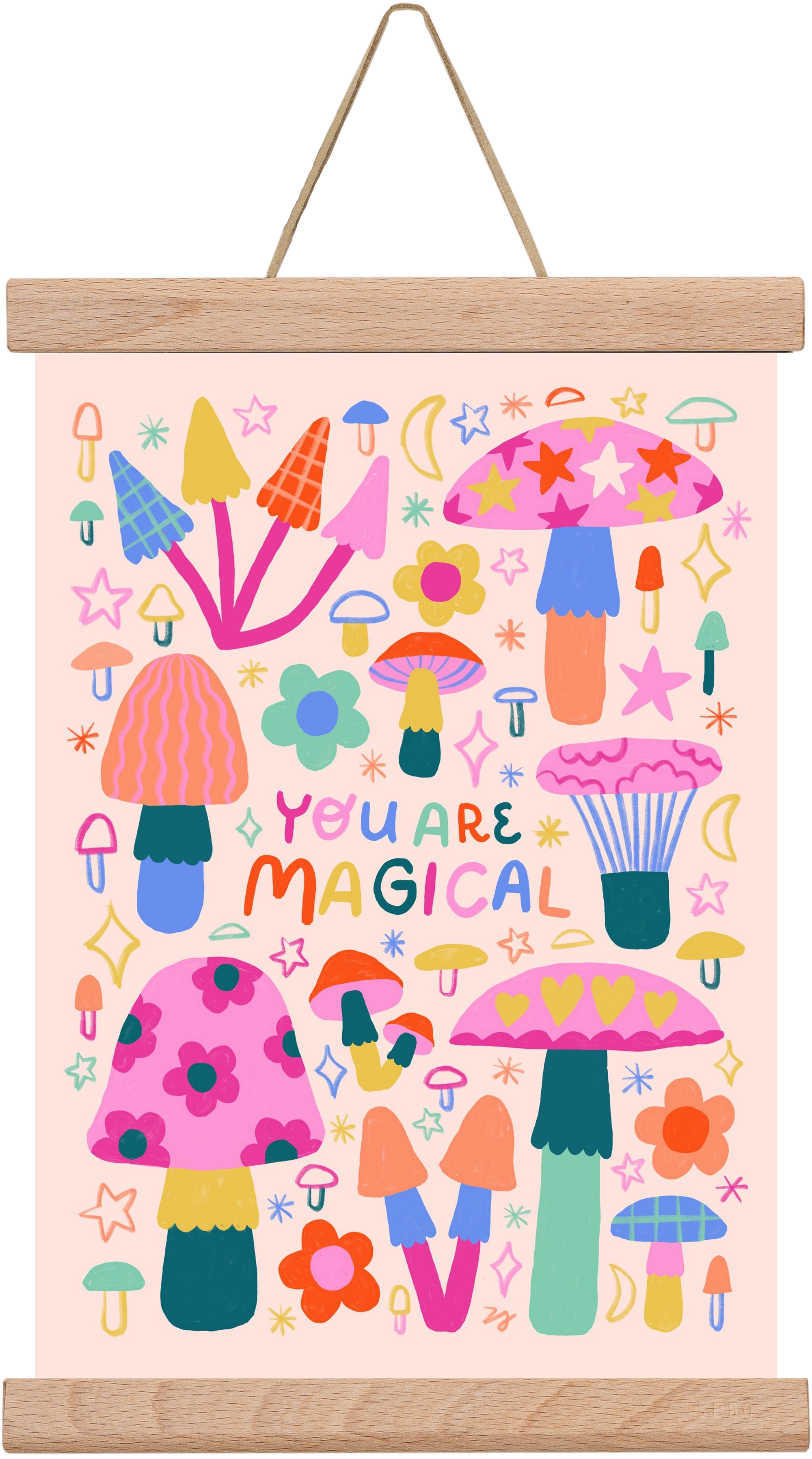 You are Magical, 20x30 cm (20x30 cm), Tölgy akasztó