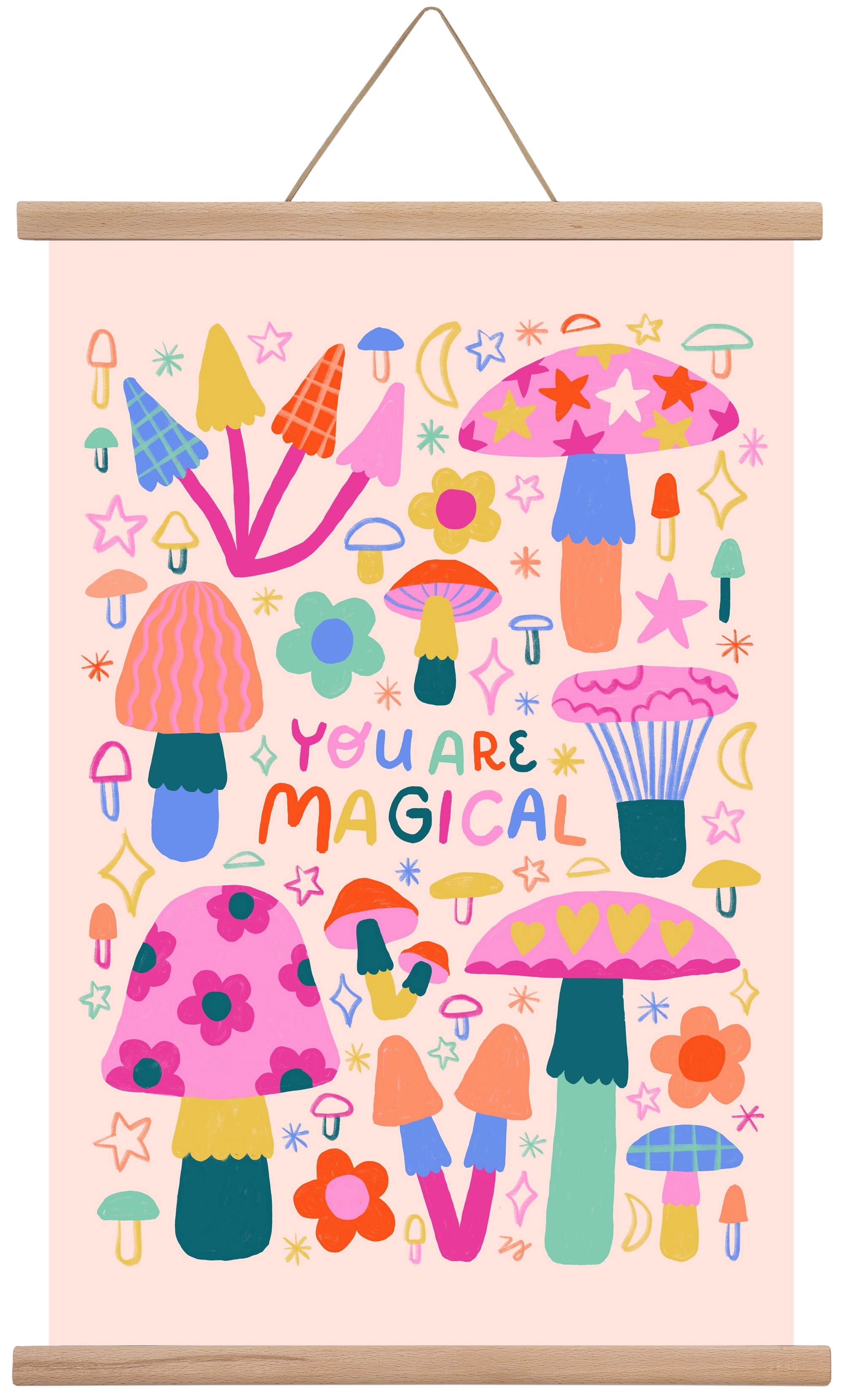 You are Magical, 40x60 cm (40x60 cm), Tölgy akasztó