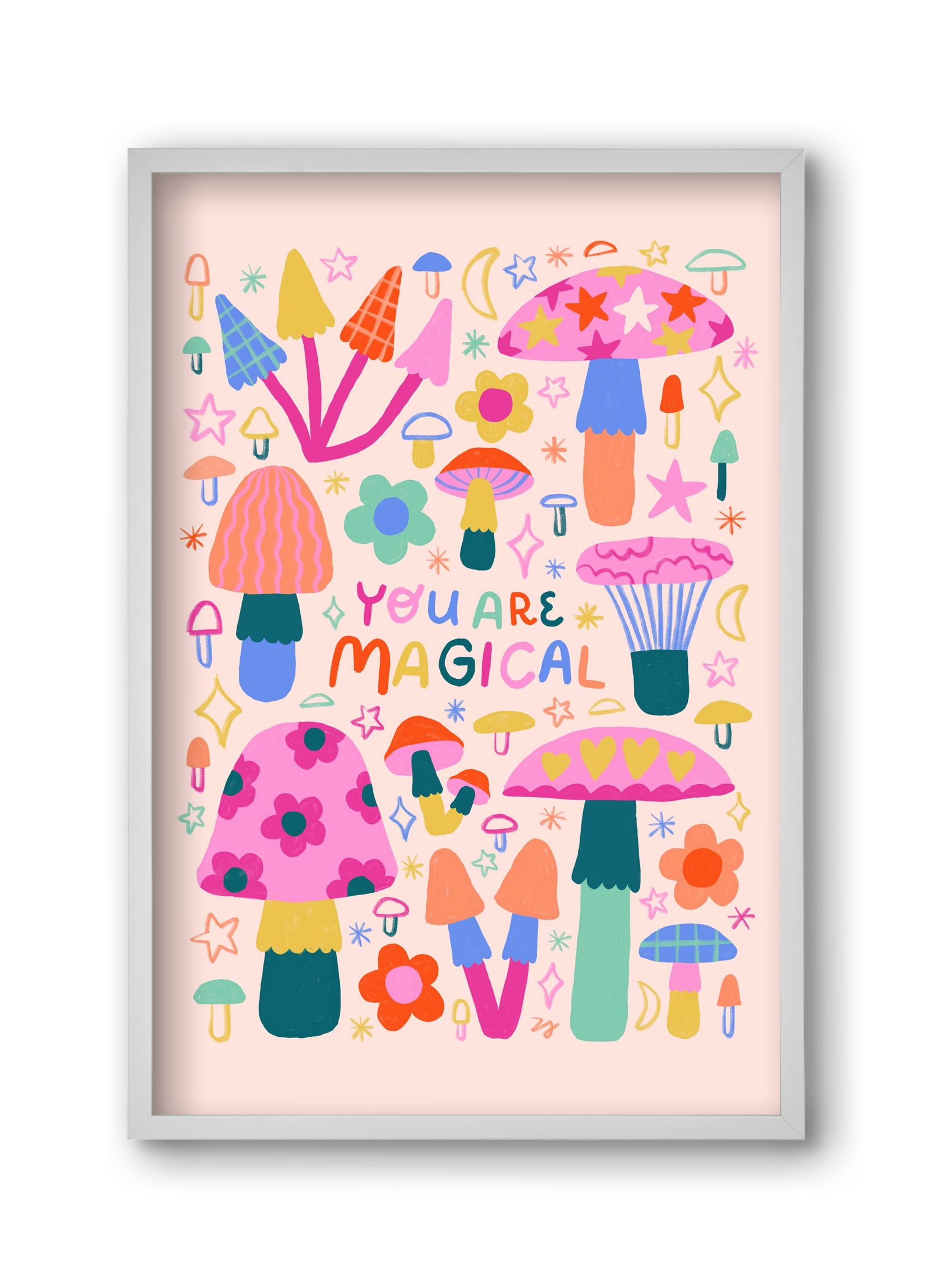 You are Magical, 30x45 cm (30x45 cm), Fehér keret