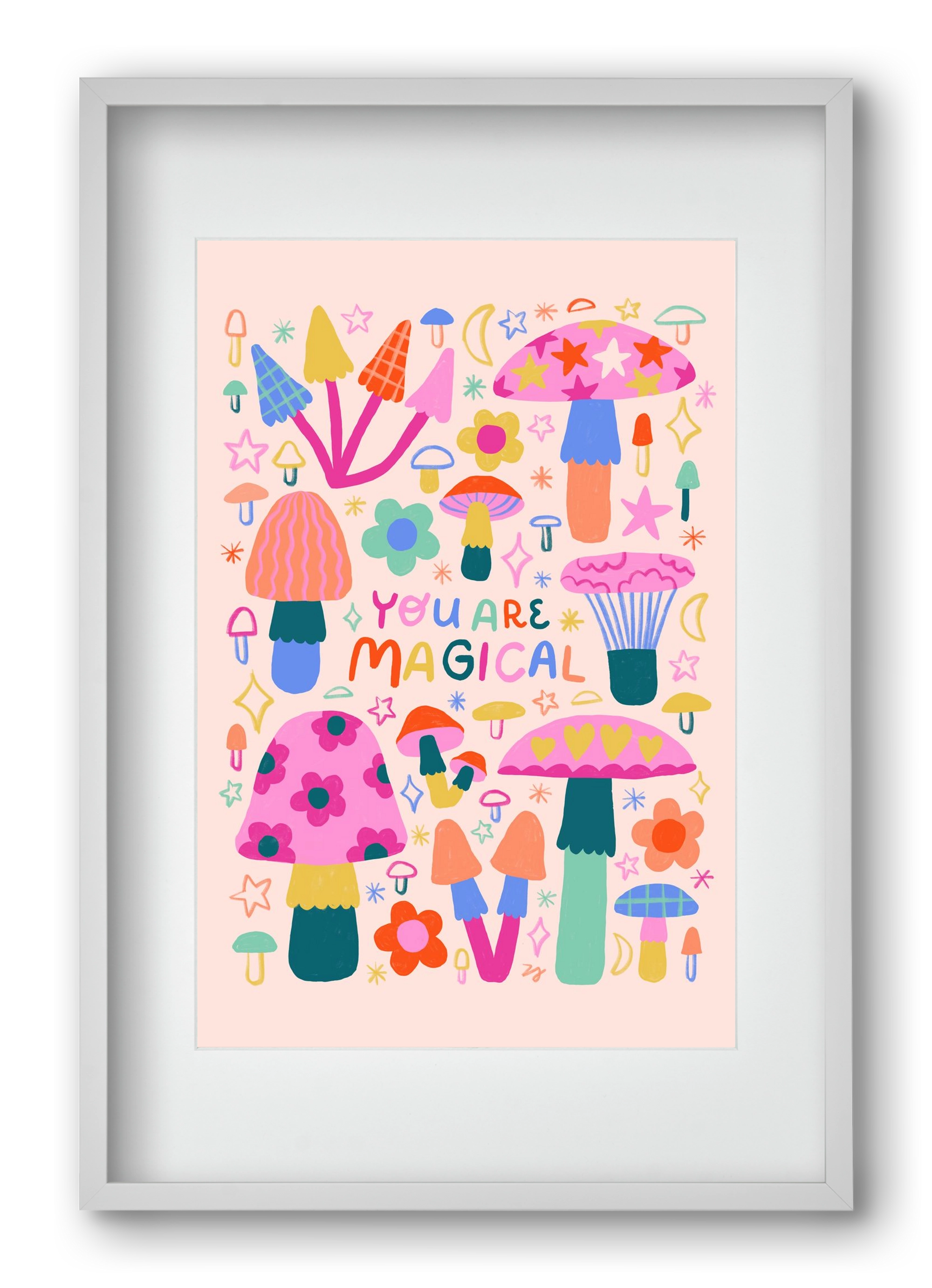 You are Magical, 40x60 cm (30x45 cm), Fehér keret, paszpartuval