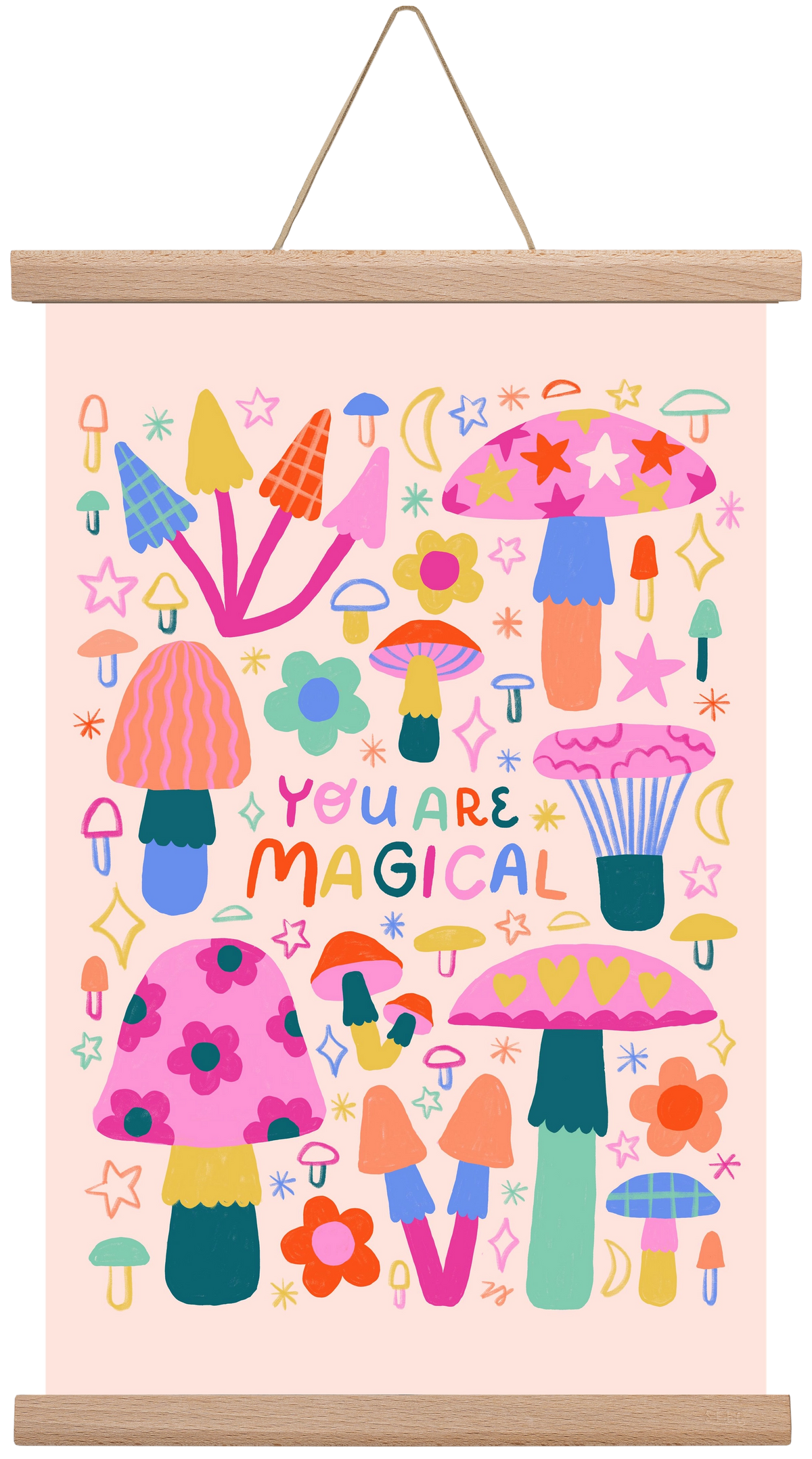 You are Magical, 30x45 cm (30x45 cm), Tölgy akasztó