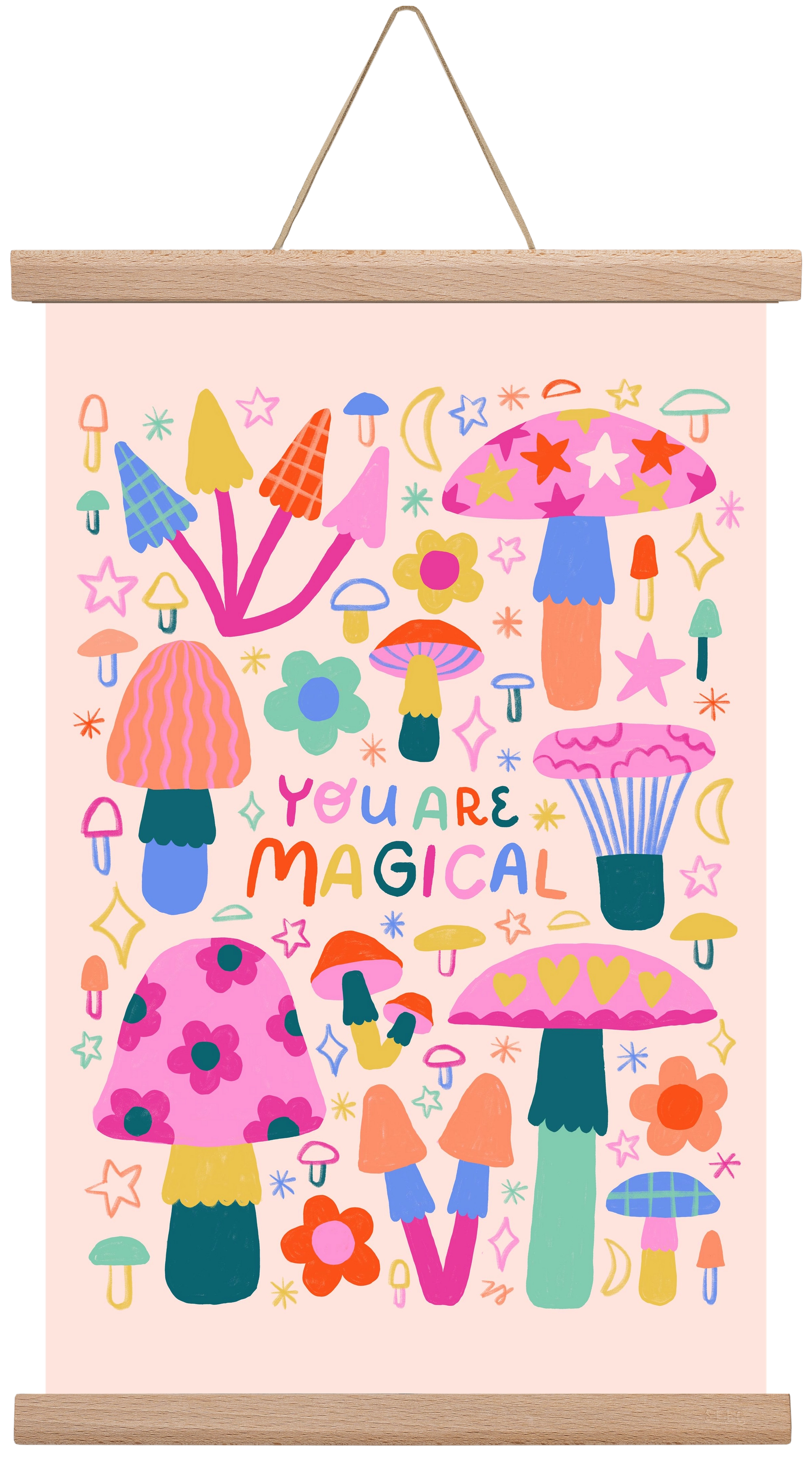 You are Magical, 30x45 cm (30x45 cm), Tölgy akasztó