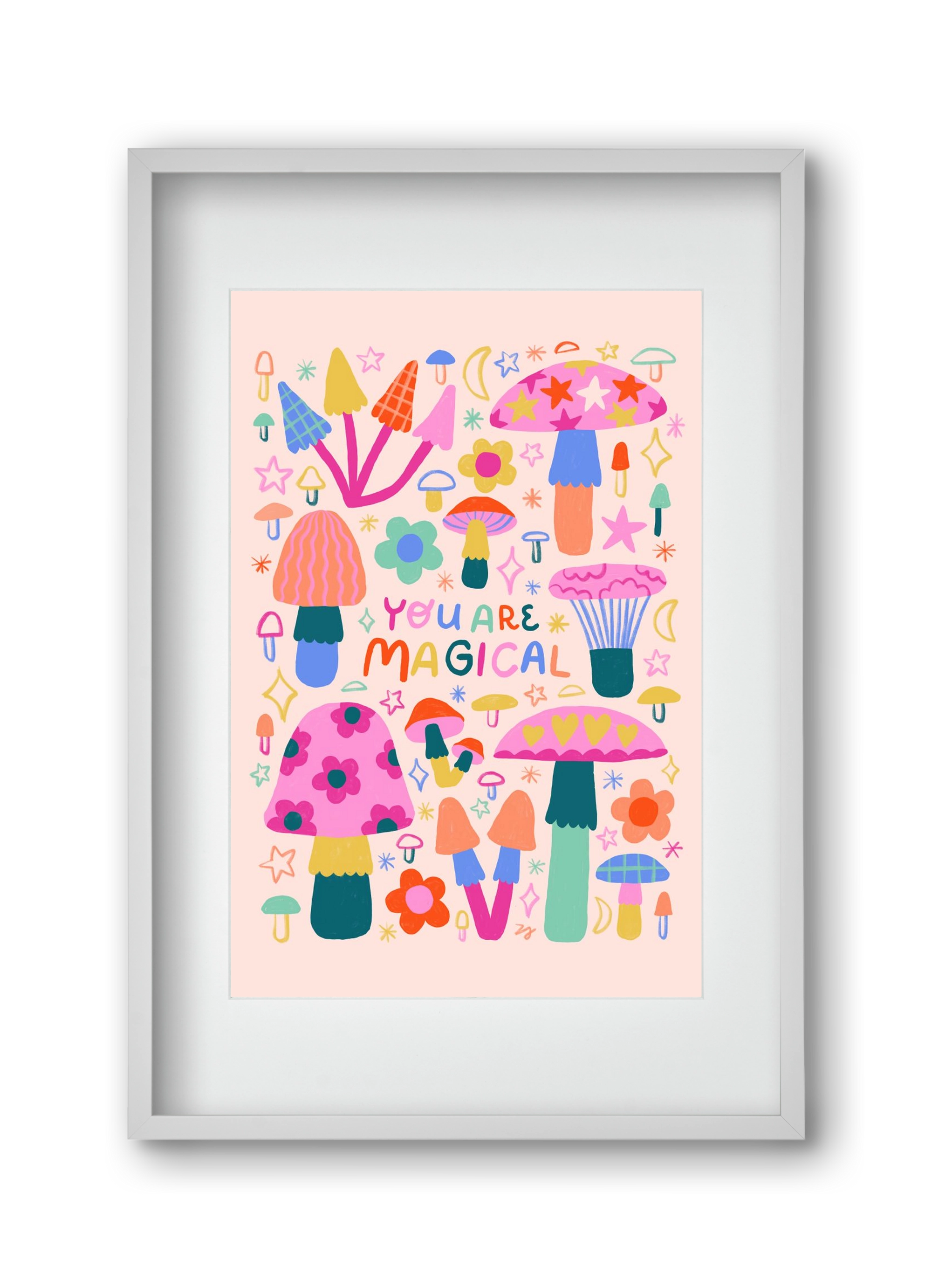 You are Magical, 30x45 cm (20x30 cm), Fehér keret, paszpartuval