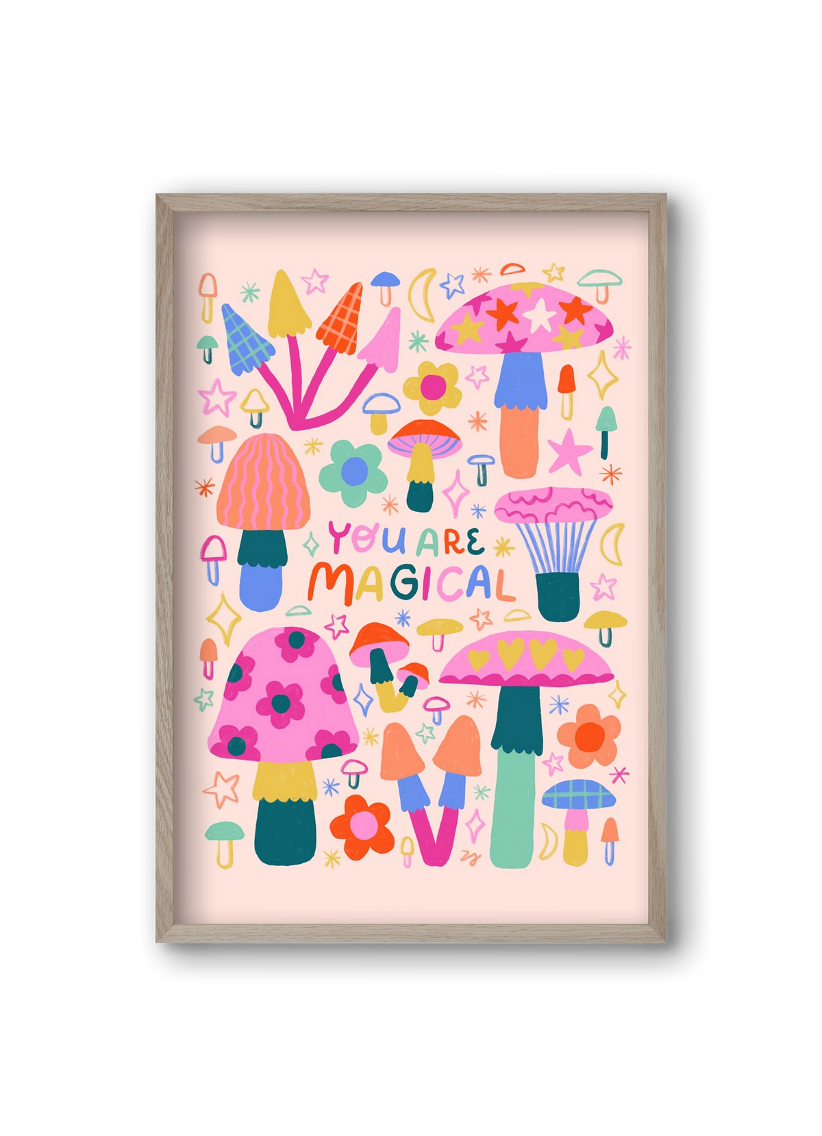 You are Magical, 20x30 cm (20x30 cm), Tölgy keret