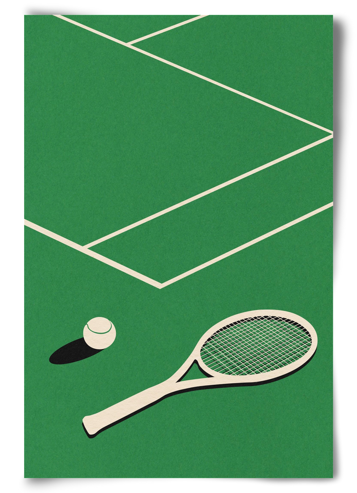  Rosi Feist Lawn Tennis Club, 60x90 cm, Keret nélkül