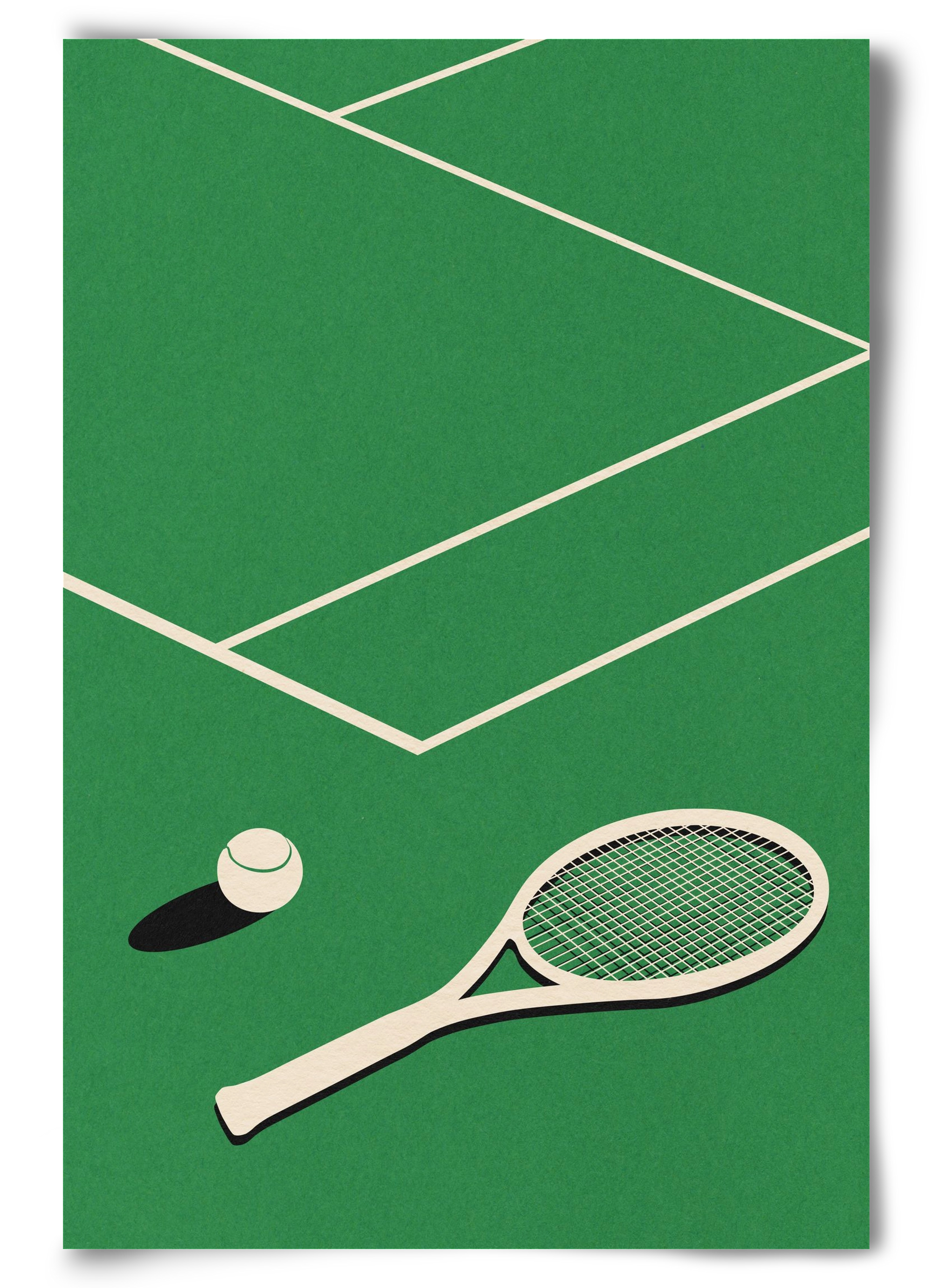  Rosi Feist Lawn Tennis Club, 60x90 cm, Keret nélkül