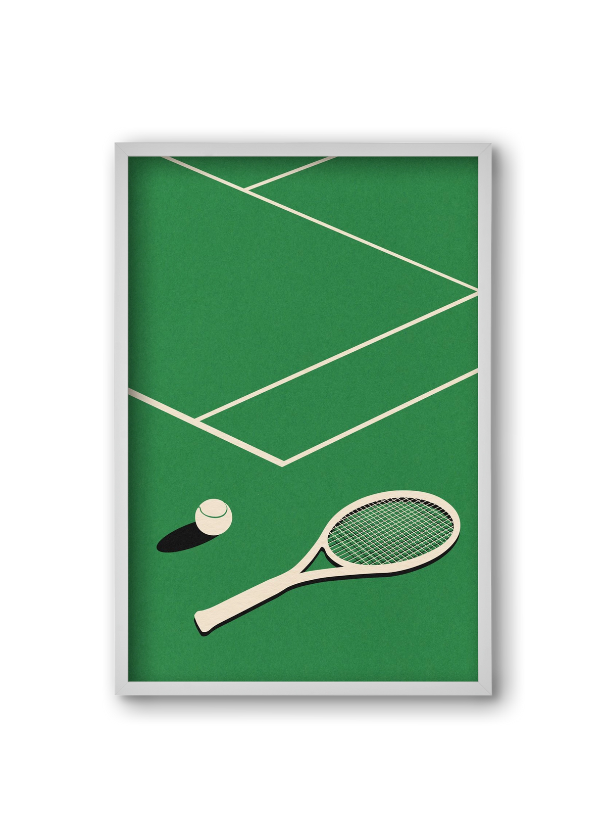  Rosi Feist Lawn Tennis Club, 20x30 cm (20x30 cm), Fehér keret