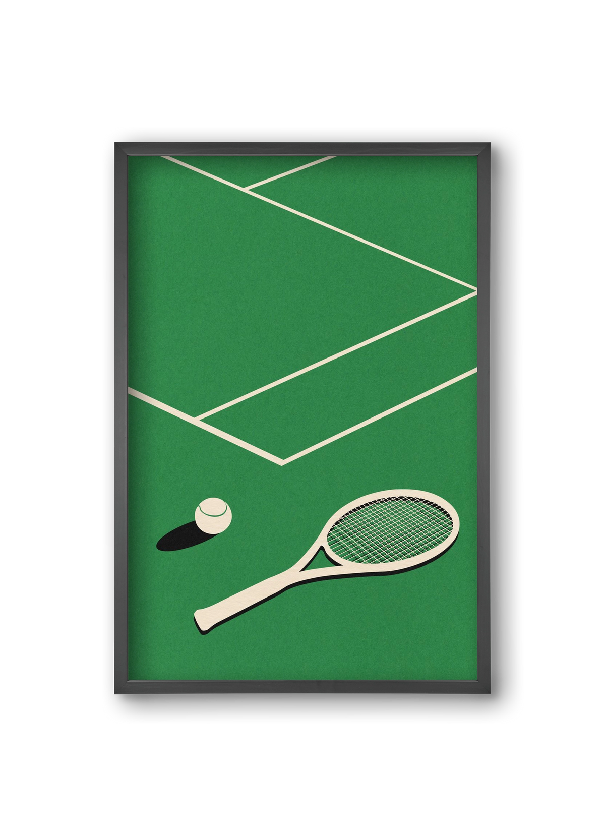  Rosi Feist Lawn Tennis Club, 20x30 cm (20x30 cm), Fekete keret