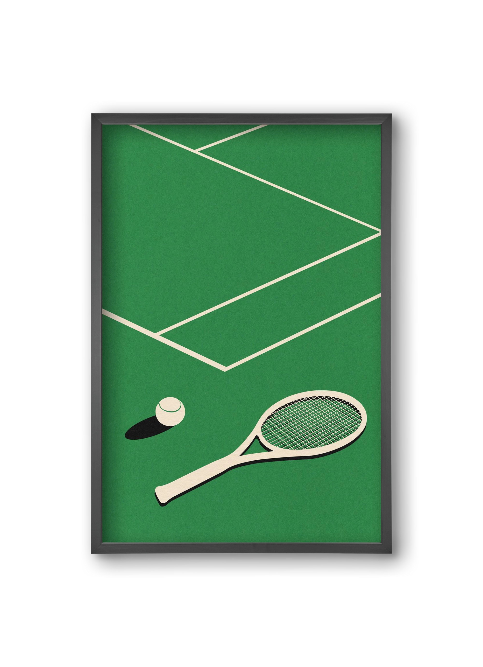  Rosi Feist Lawn Tennis Club, 20x30 cm (20x30 cm), Fekete keret