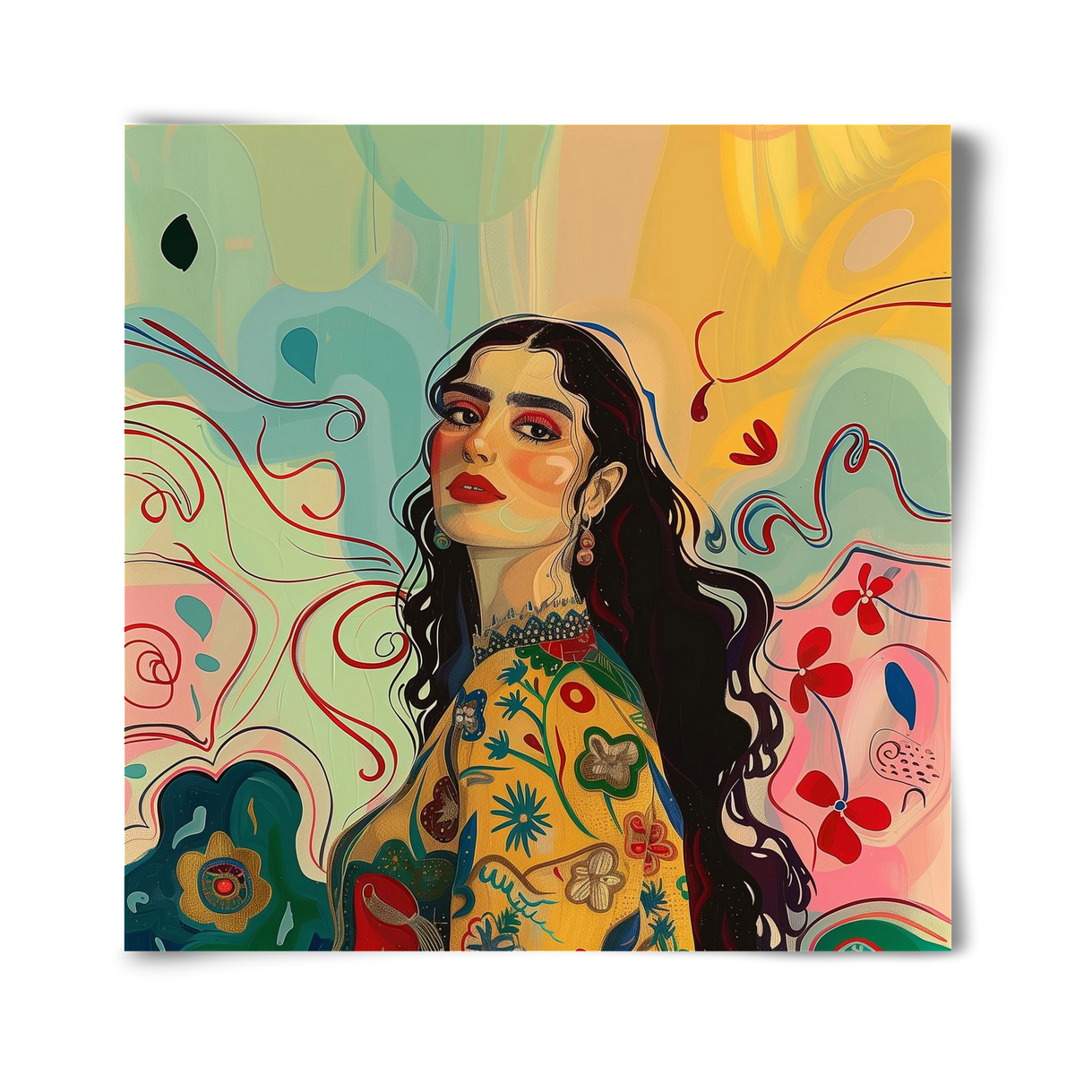 Guardian of Roots, 40x40 cm, Keret nélkül