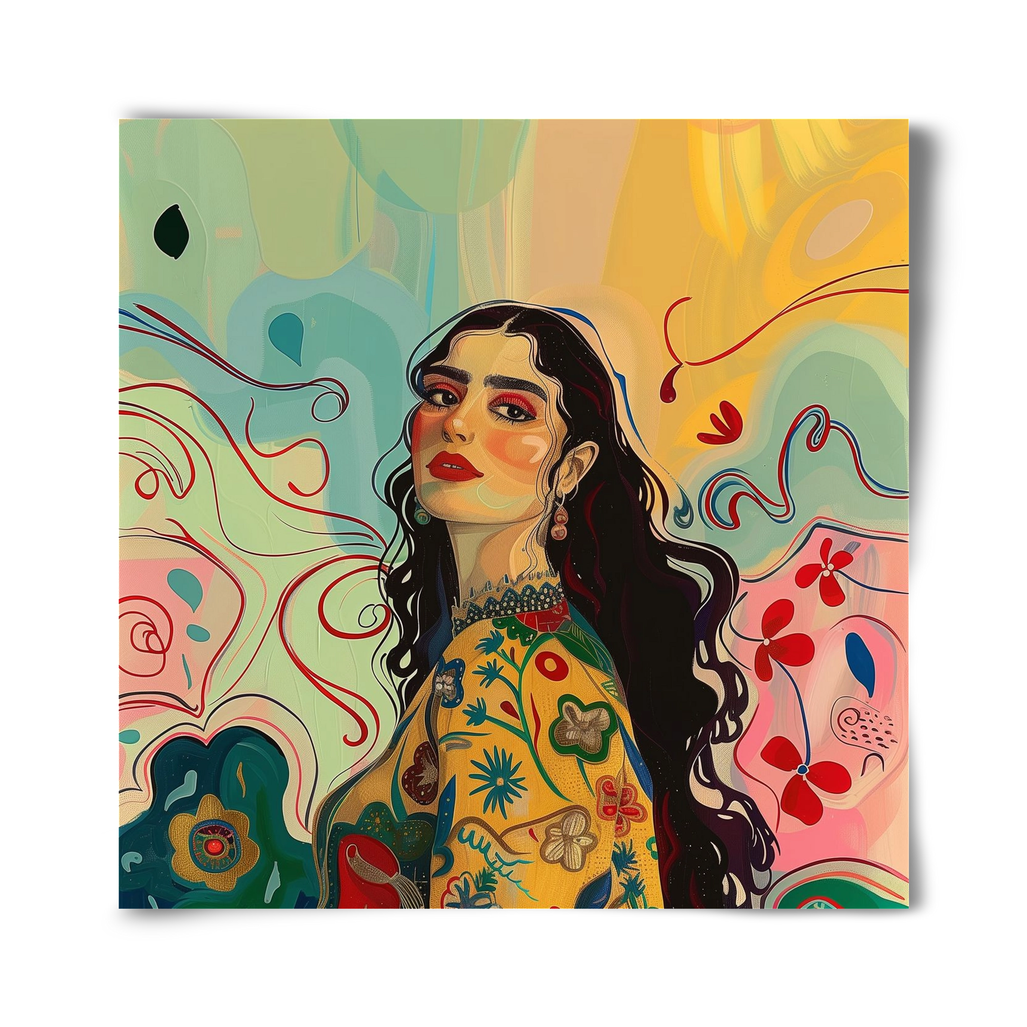 Guardian of Roots, 40x40 cm, Keret nélkül