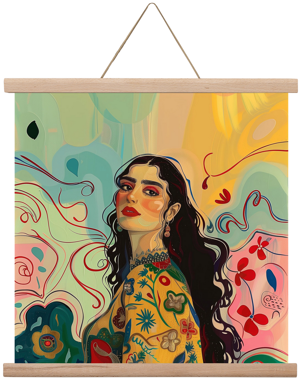 Guardian of Roots, 40x40 cm (40x40 cm), Tölgy akasztó