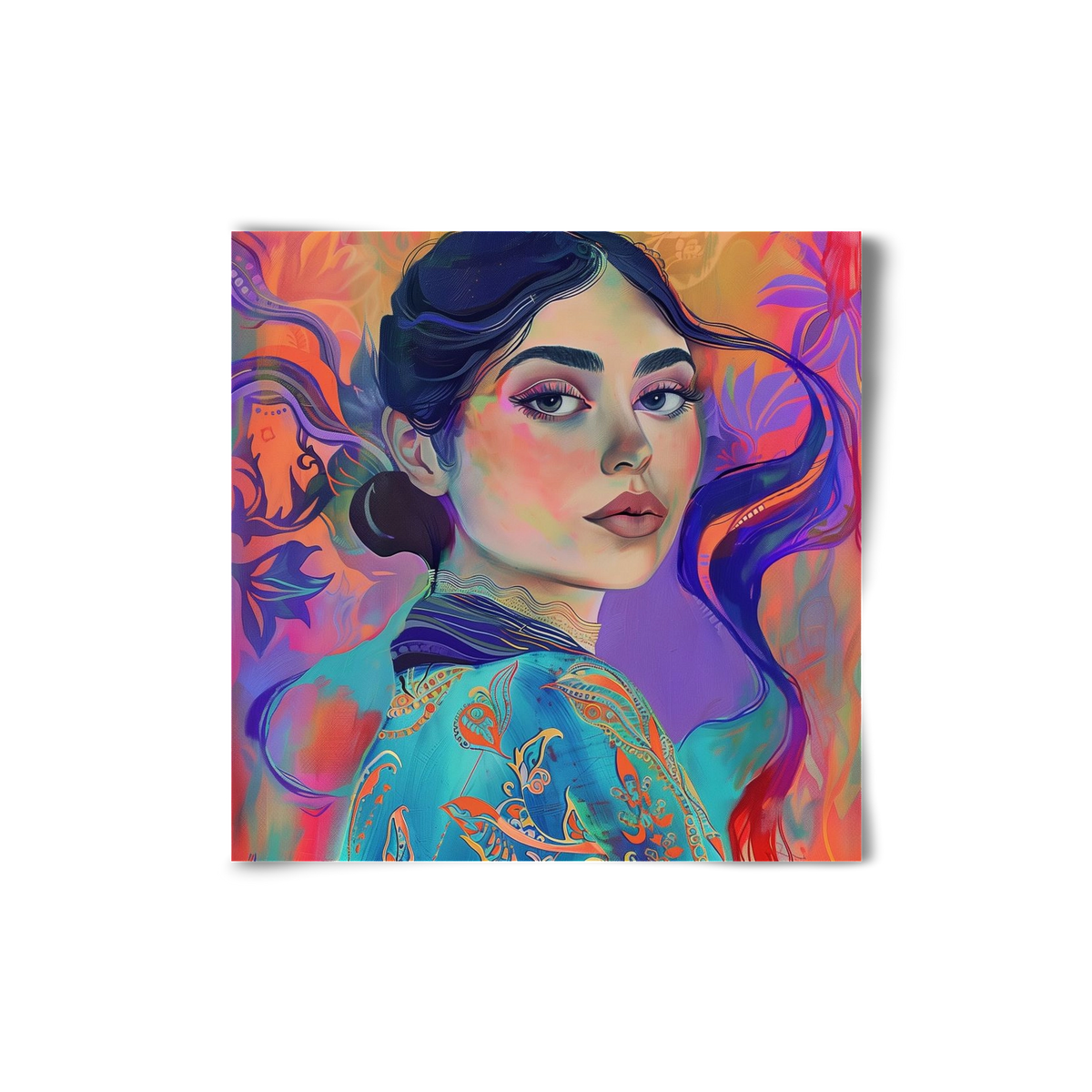 Layers of Thought, 20x20 cm, Keret nélkül