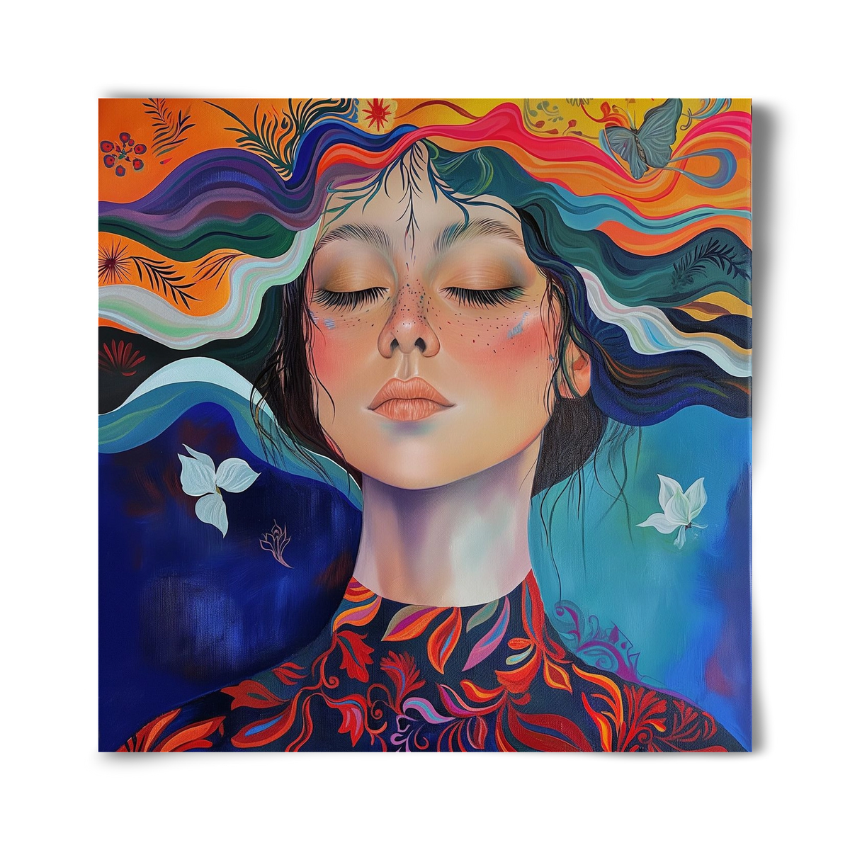 Vibration of Emotions, 40x40 cm, Keret nélkül