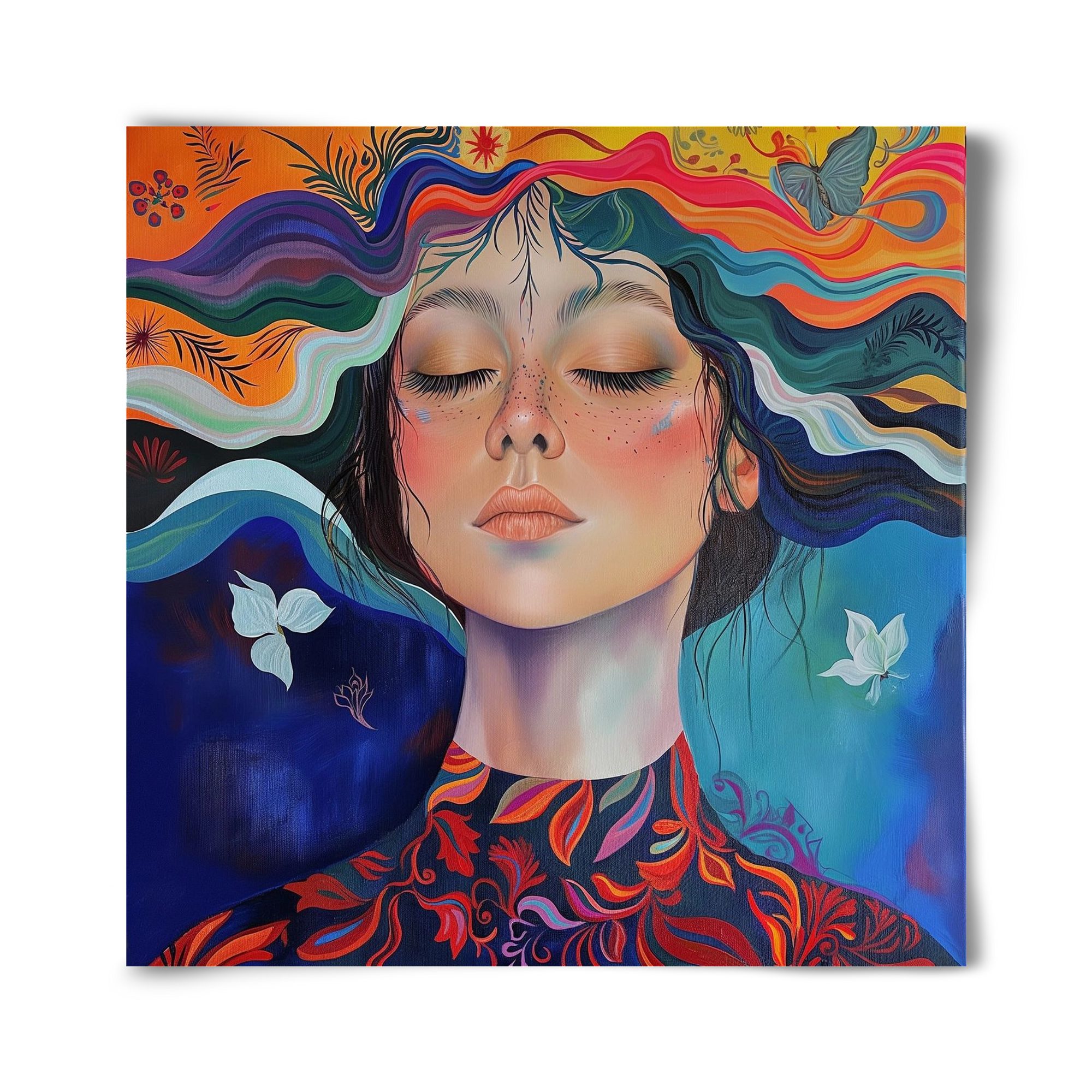 Vibration of Emotions, 40x40 cm, Keret nélkül