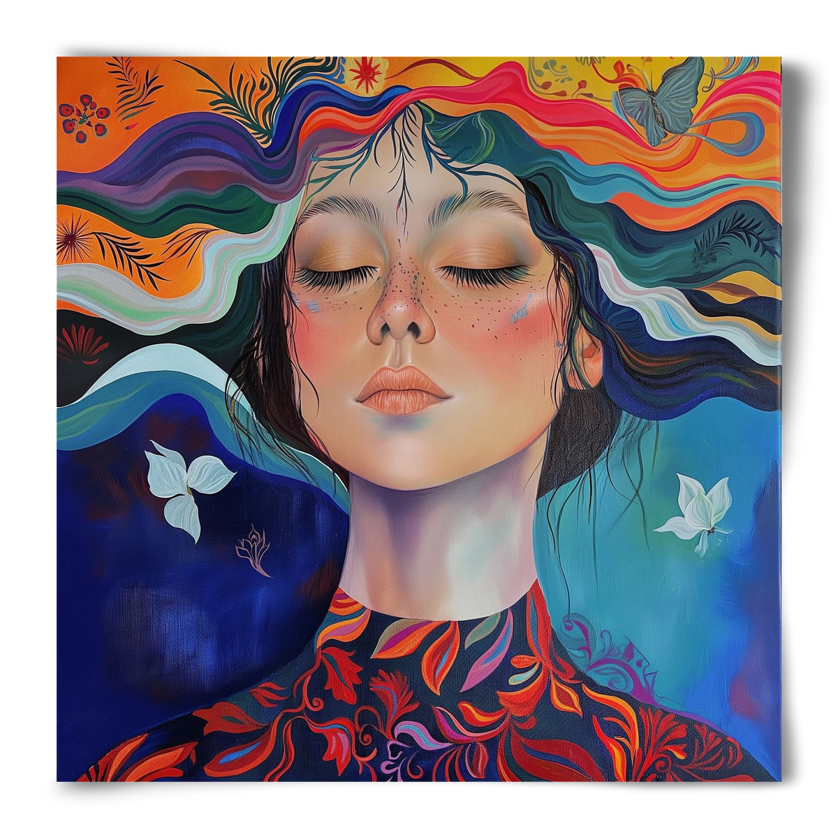 Vibration of Emotions, 50x50 cm, Keret nélkül