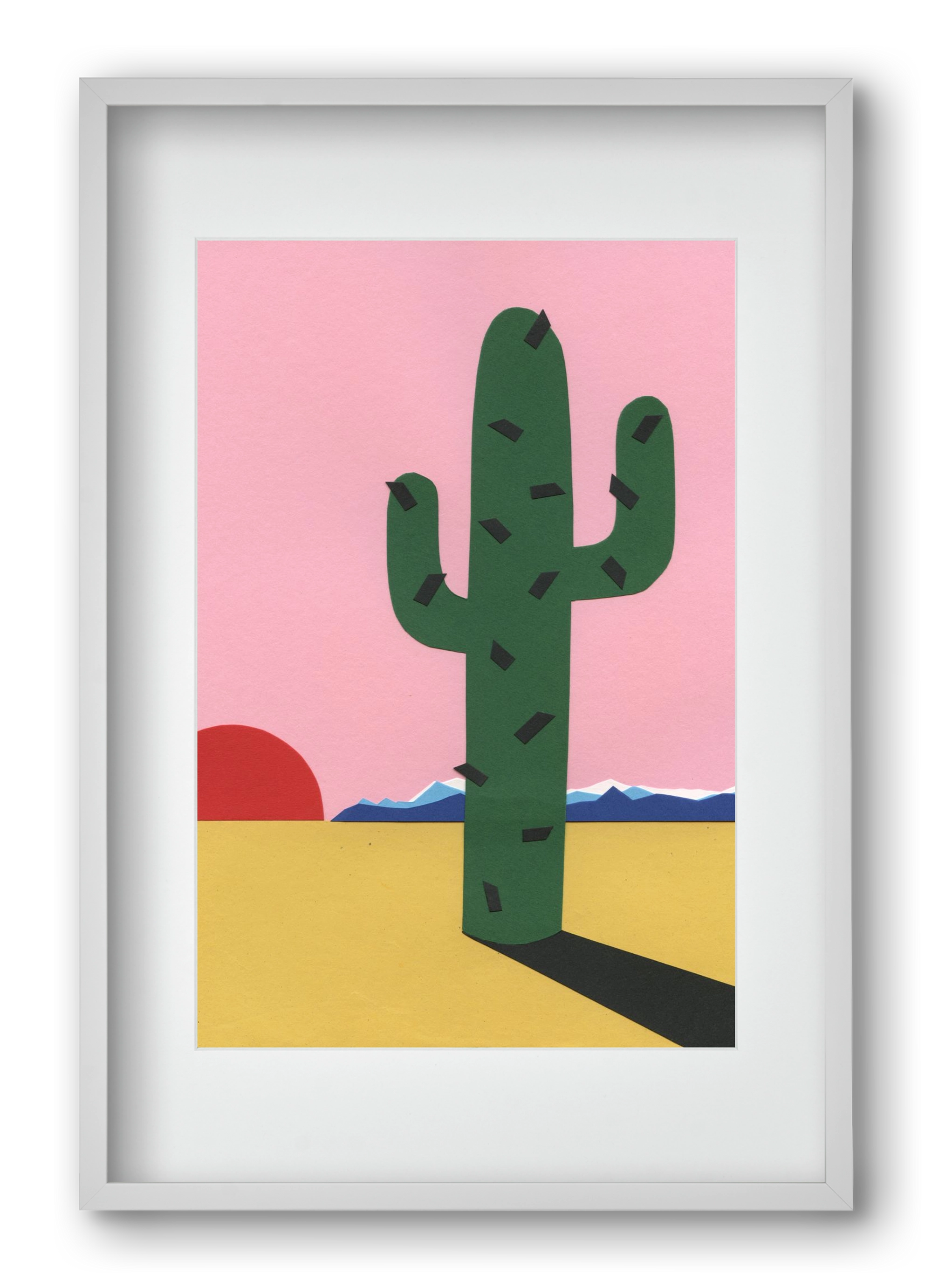 Sierra Nevada, 40x60 cm (30x45 cm), Fehér keret, paszpartuval