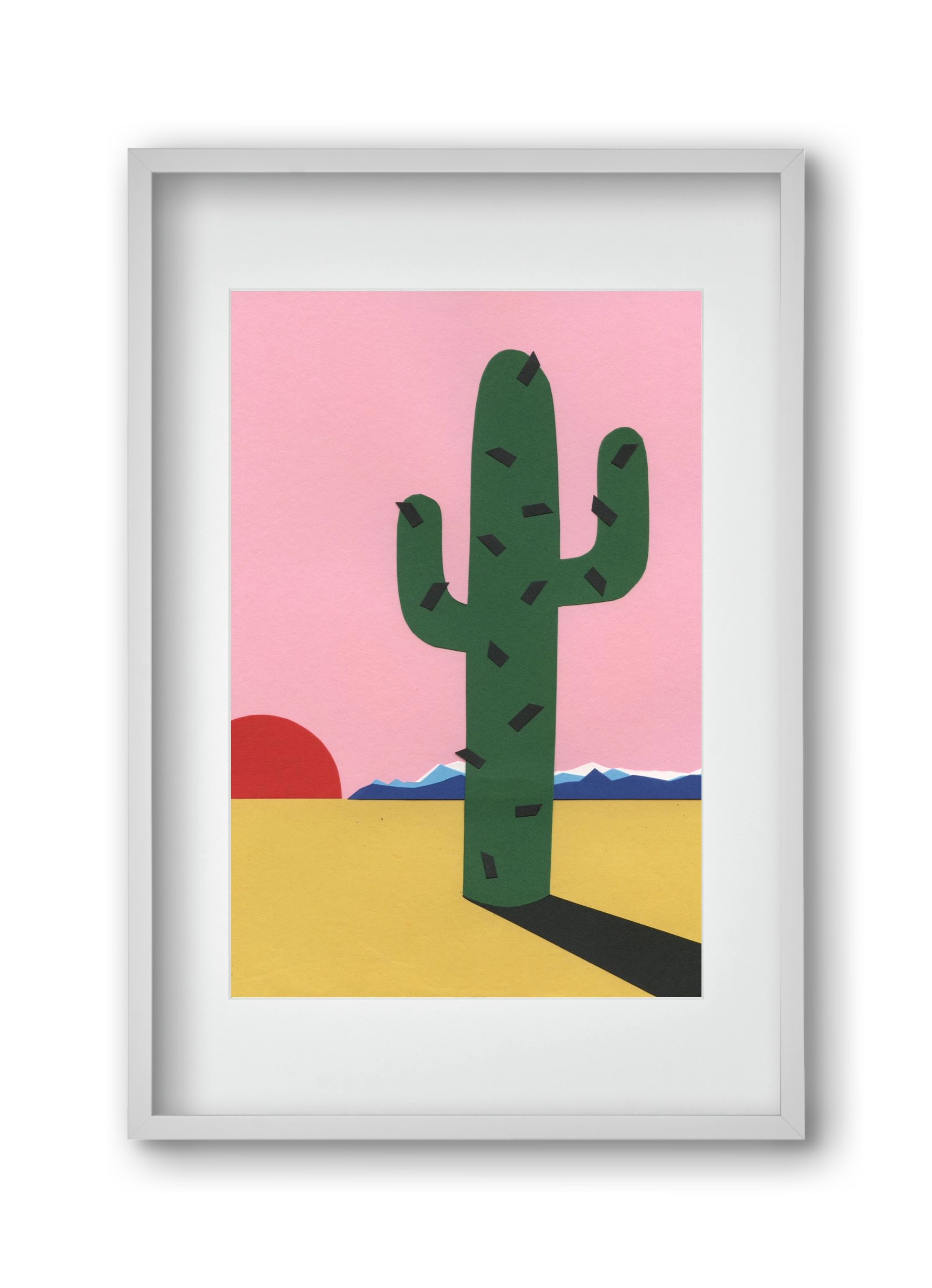 Sierra Nevada, 30x45 cm (20x30 cm), Fehér keret, paszpartuval