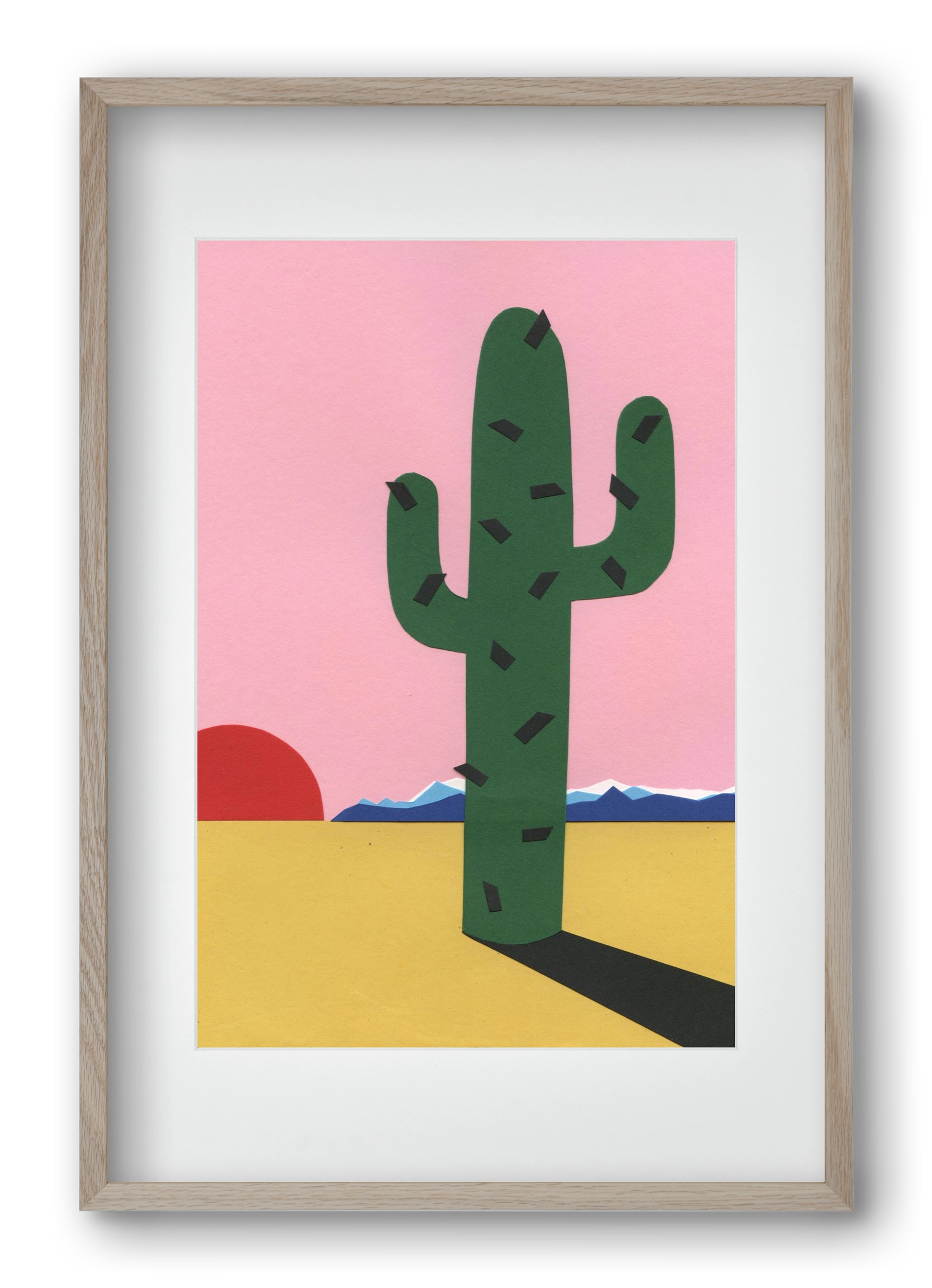 Sierra Nevada, 40x60 cm (30x45 cm), Tölgy keret, paszpartuval