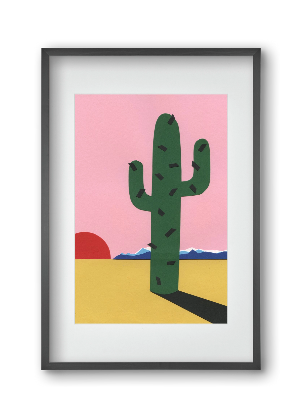 Sierra Nevada, 30x45 cm (20x30 cm), Fekete keret, paszpartuval