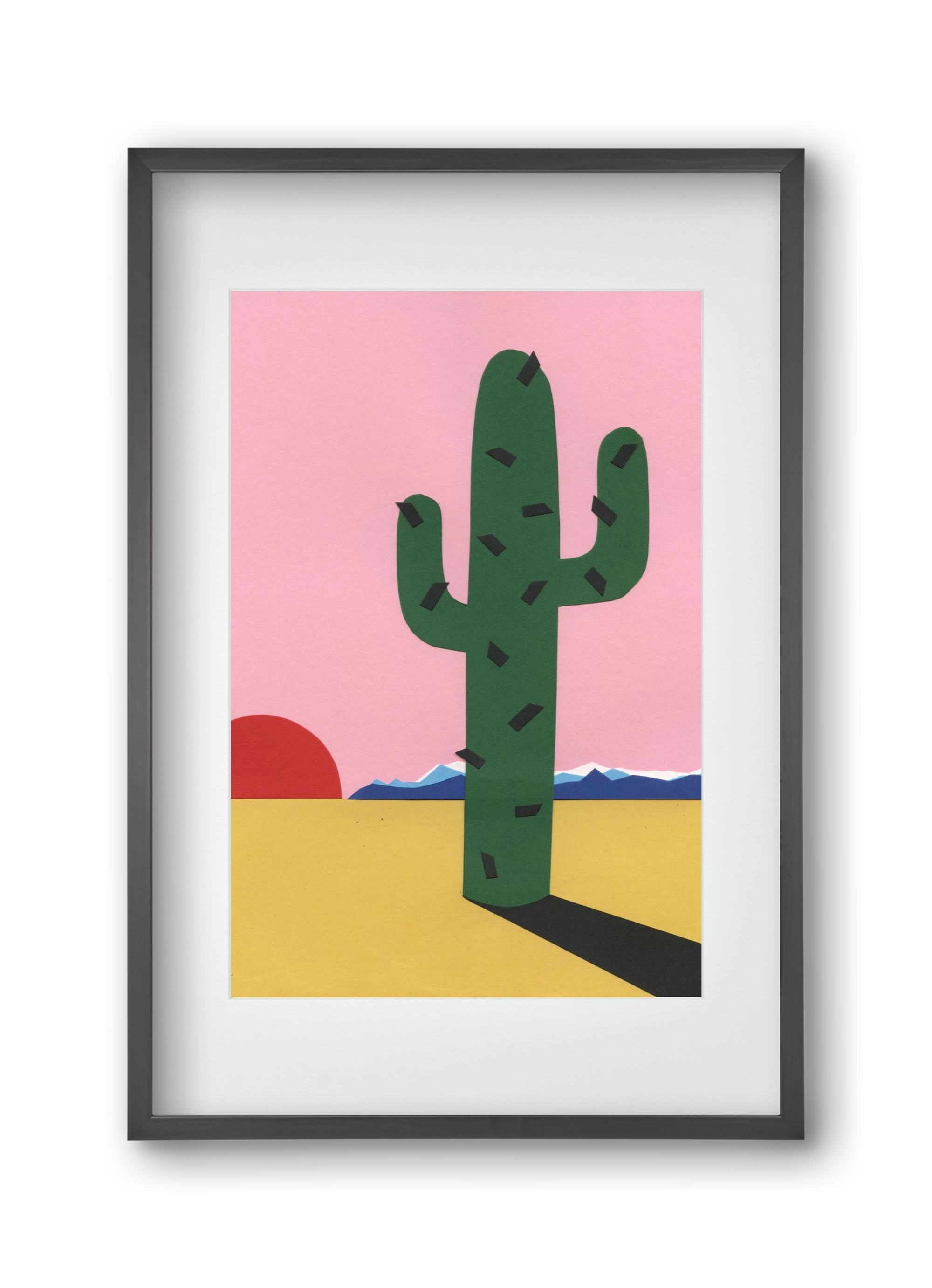 Sierra Nevada, 30x45 cm (20x30 cm), Fekete keret, paszpartuval